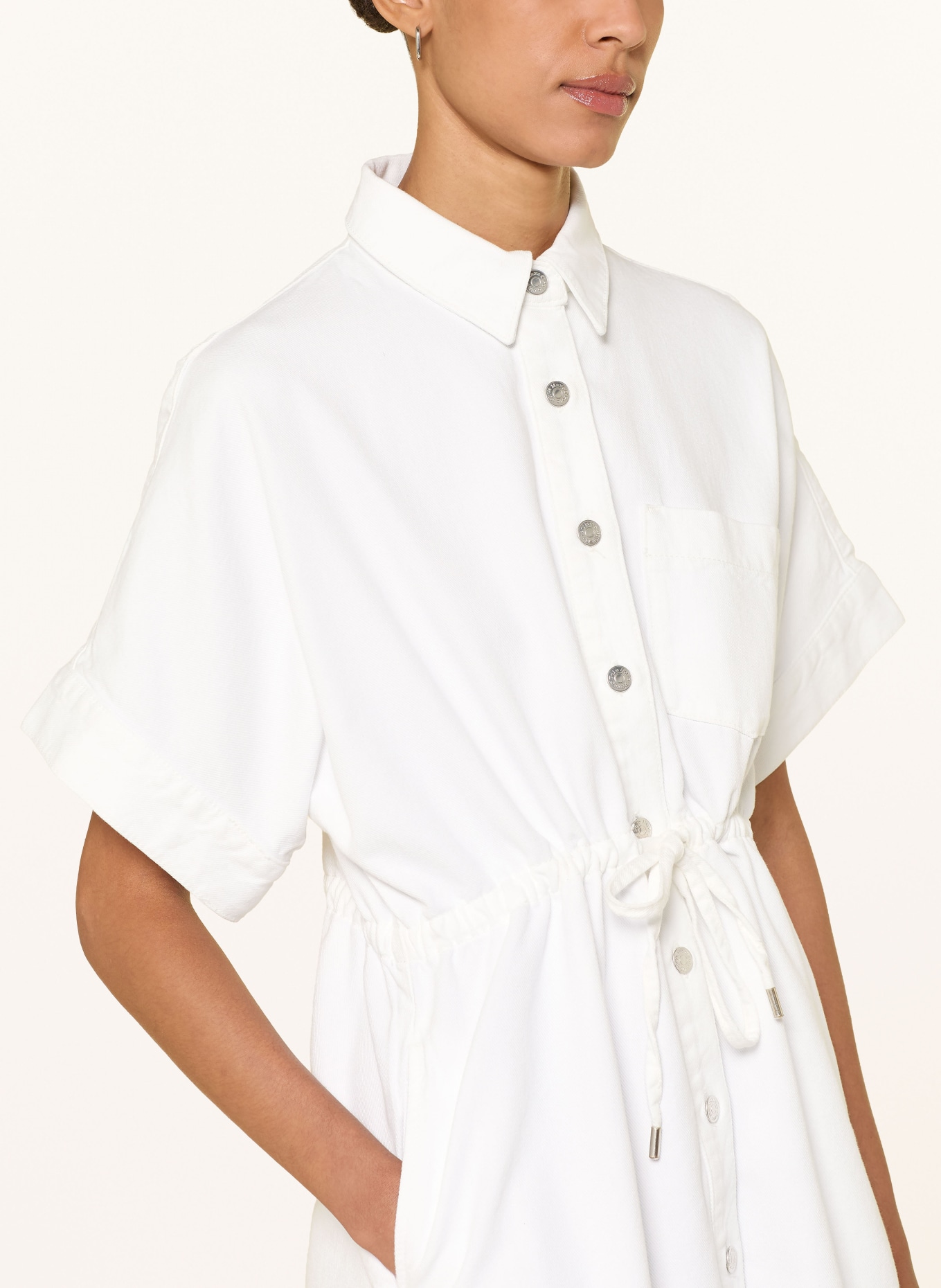 Marc O'Polo Jeansjurk: WIT