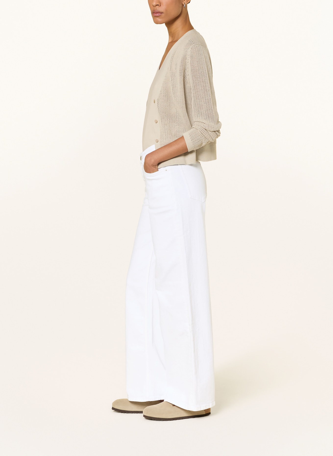 Marc O'Polo Wide-Leg Jeans ASTRID: 0163 White