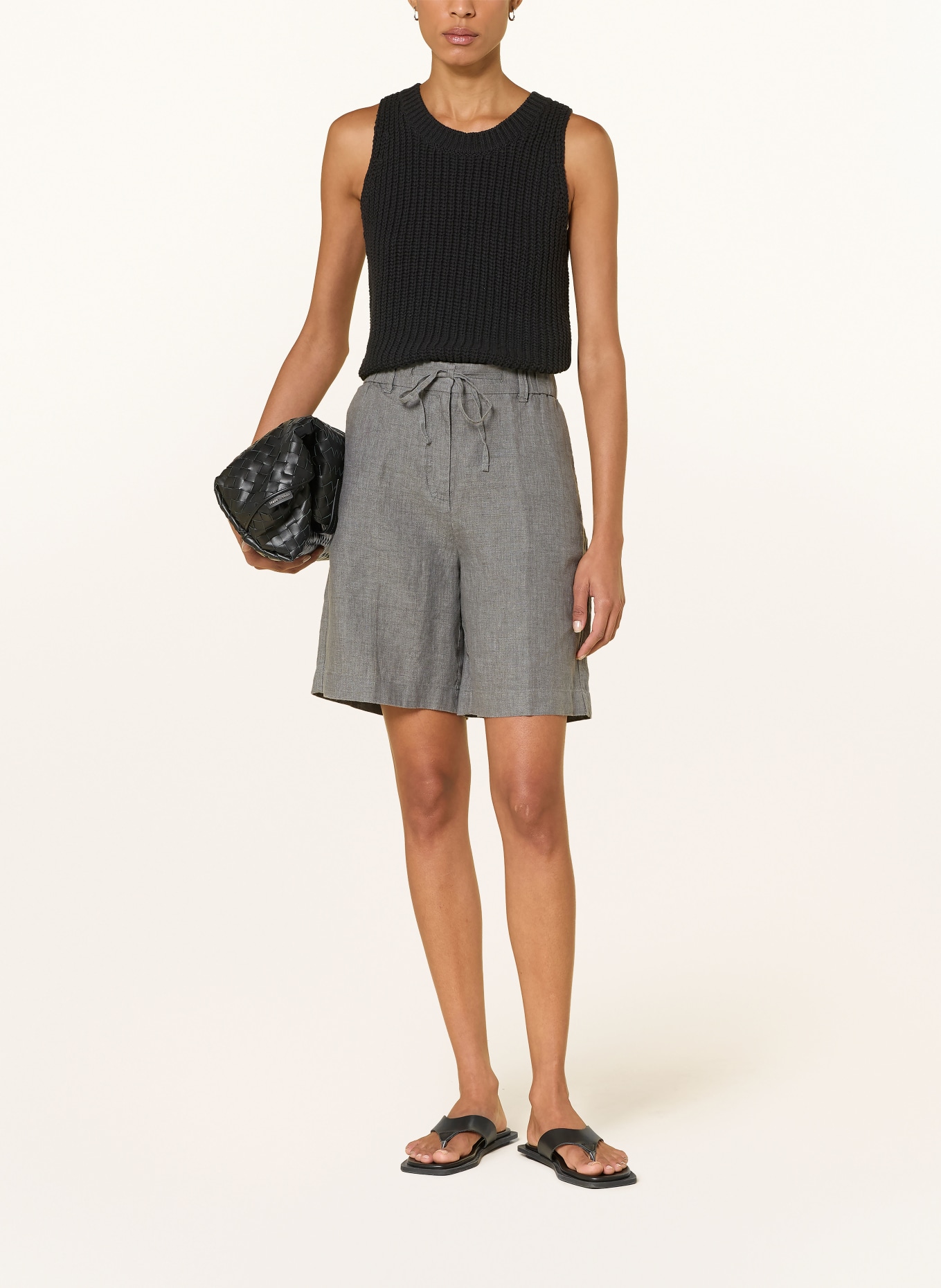 Marc O'Polo Linen shorts: GRAY