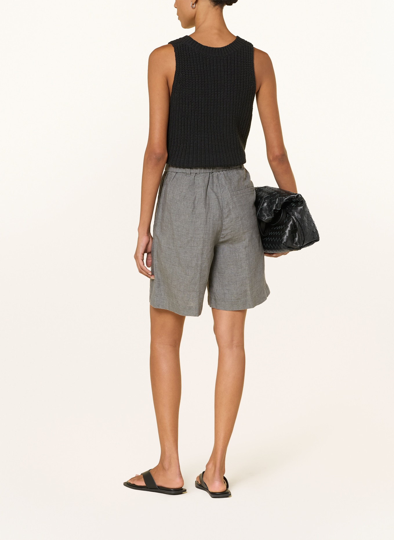 Marc O'Polo Linen shorts: GRAY