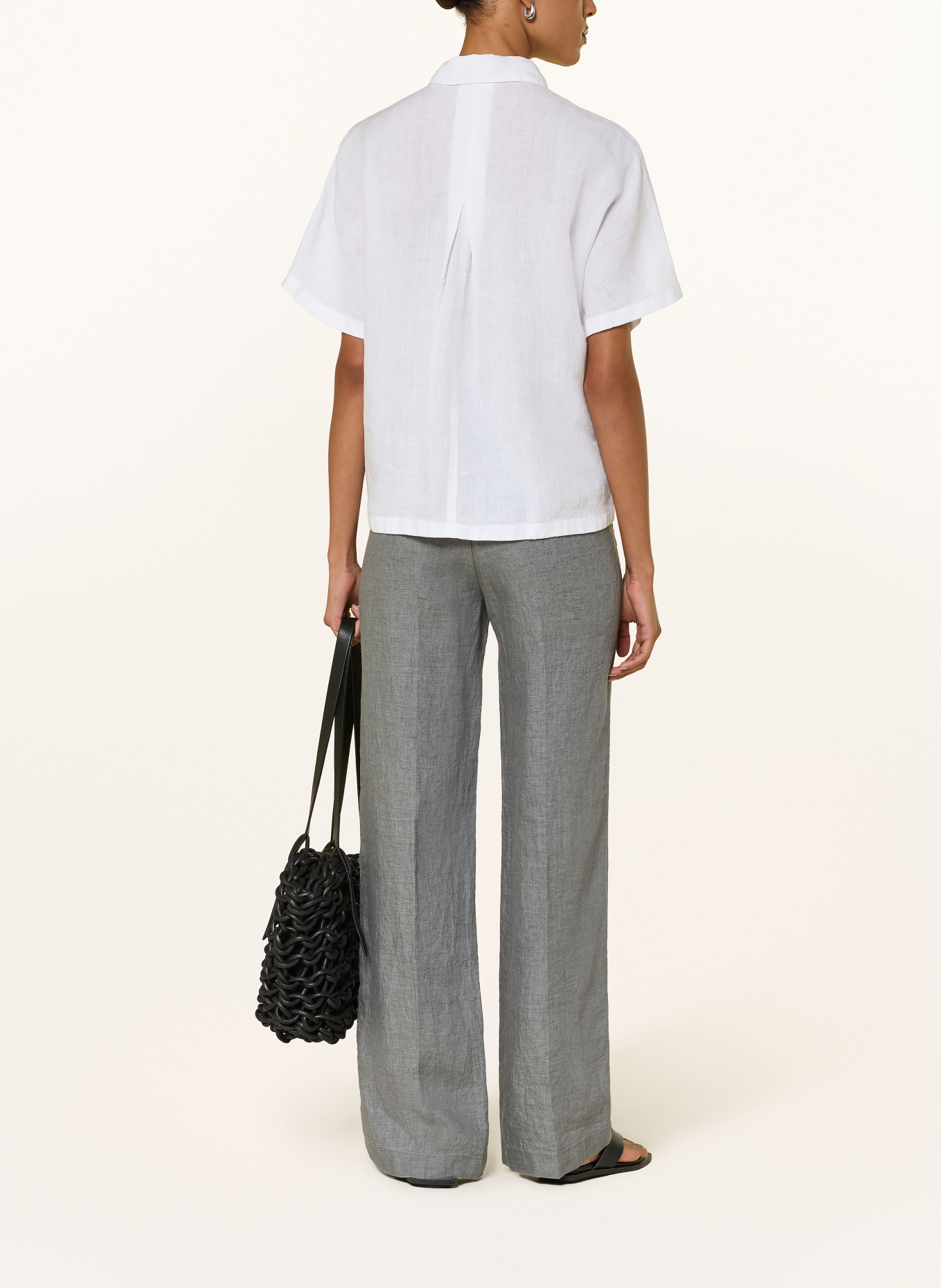 Marc O'Polo Linen Marlene pants: GRAY