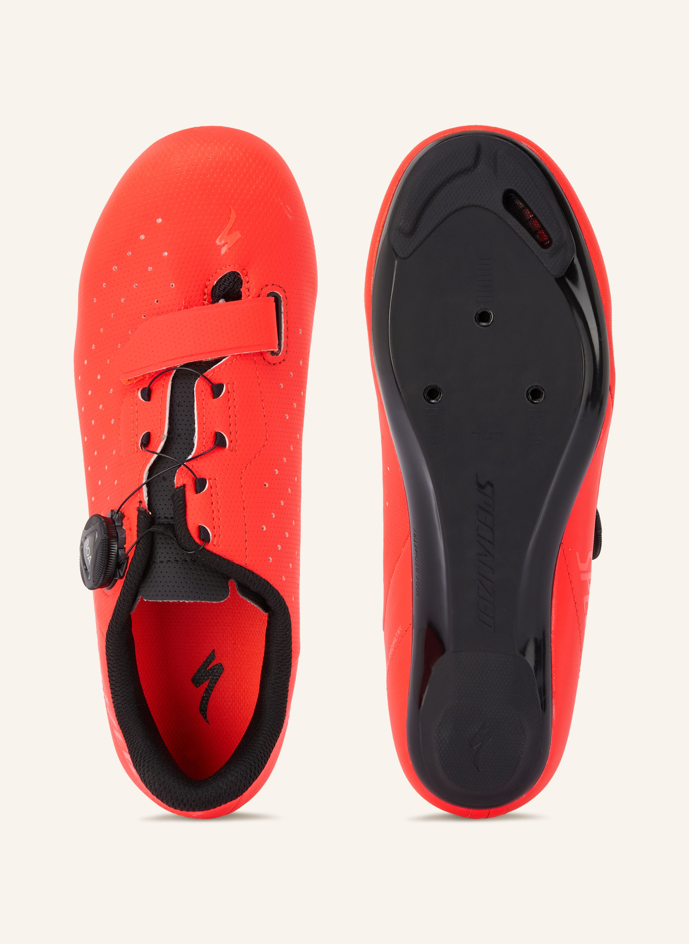 SPECIALIZED Rennradschuhe TORCH 1.0: NEONROT / SCHWARZ