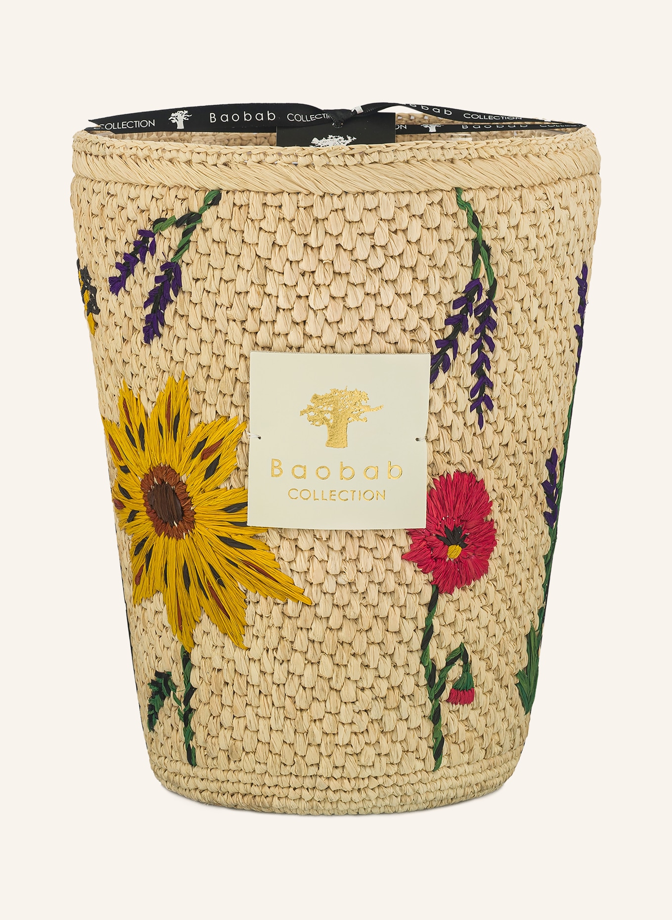 Baobab COLLECTION Duftkerze VONY AHITRA: HELLBRAUN / ROT / GELB