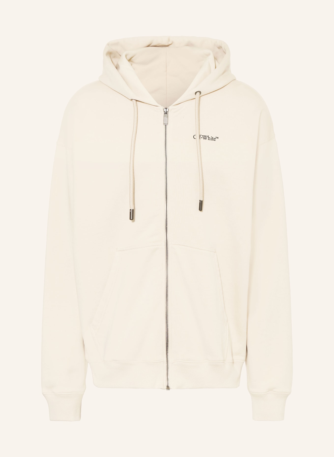 Off-White Sweatshirt jacket: BEIGE
