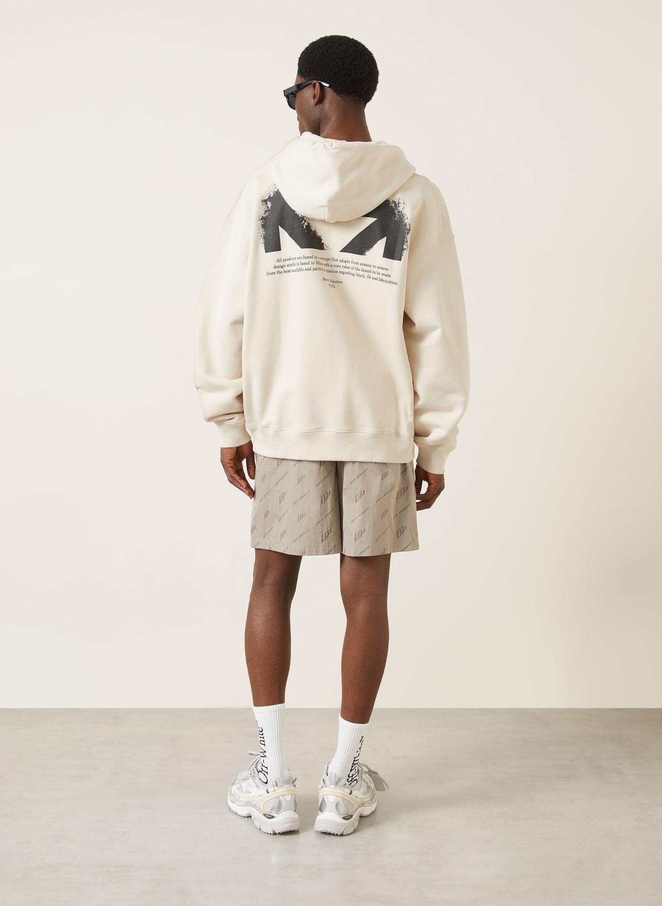 Off-White Sweatshirt jacket: BEIGE