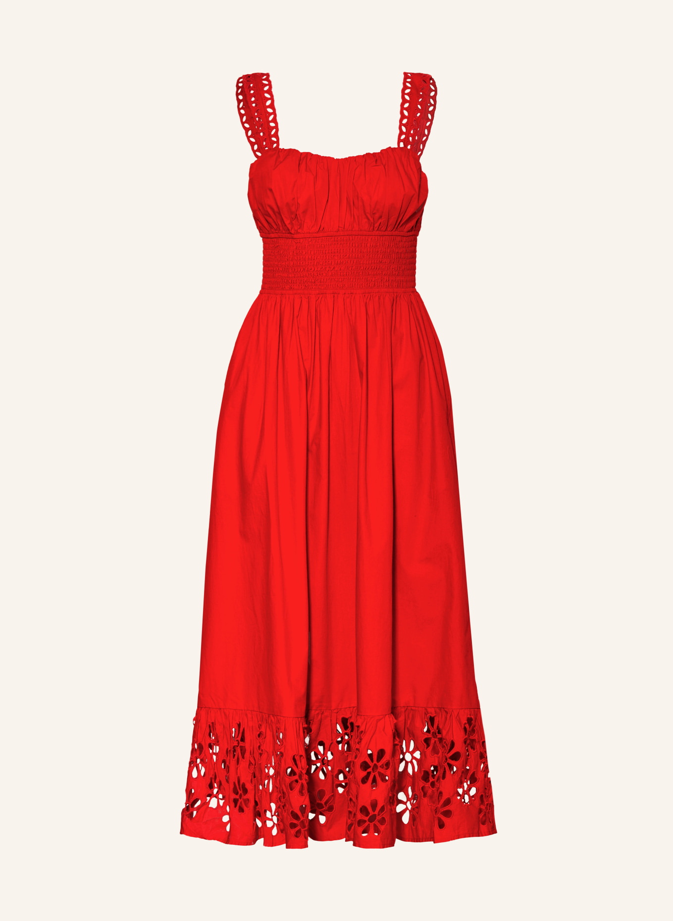 Rails Sukienka MOIRA z koronką: CZERWONY