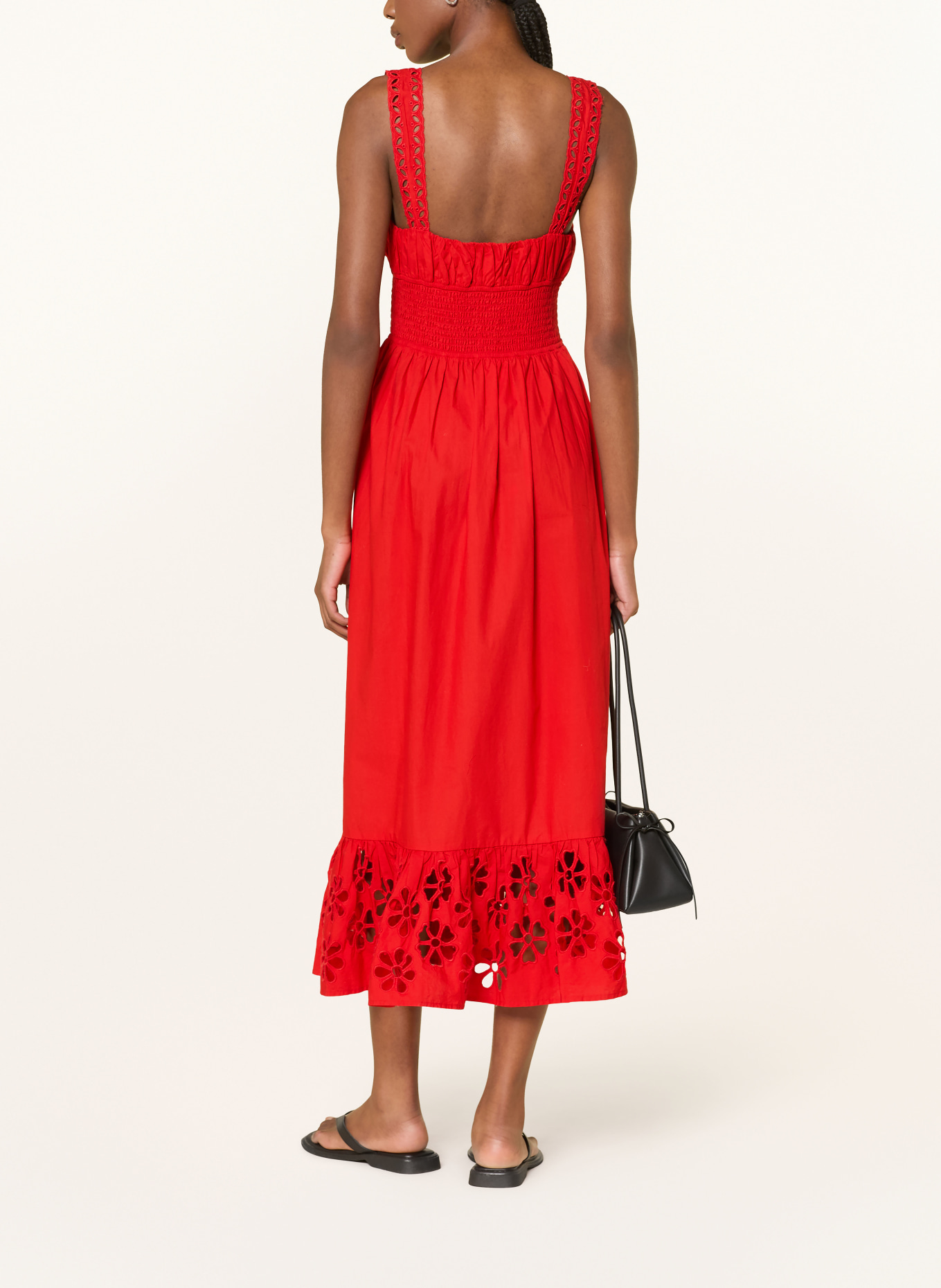 Rails Sukienka MOIRA z koronką: CZERWONY