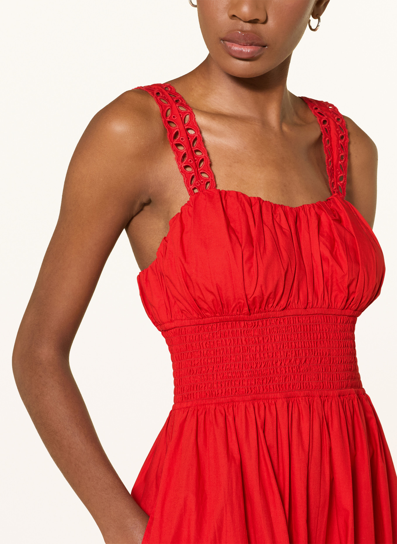 Rails Sukienka MOIRA z koronką: CZERWONY