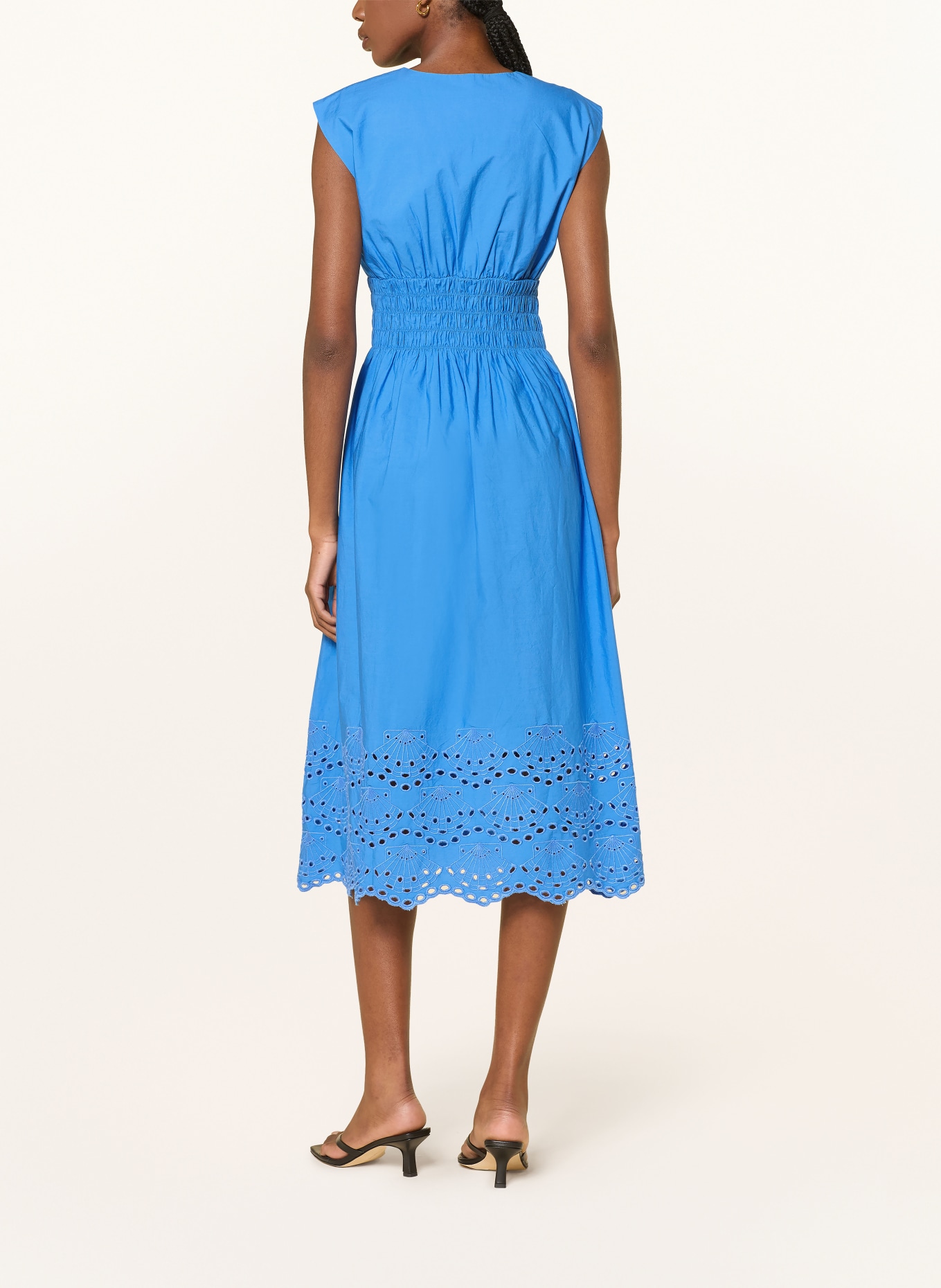 Rails ROXANNE Dress with Openwork Lace: BLUE