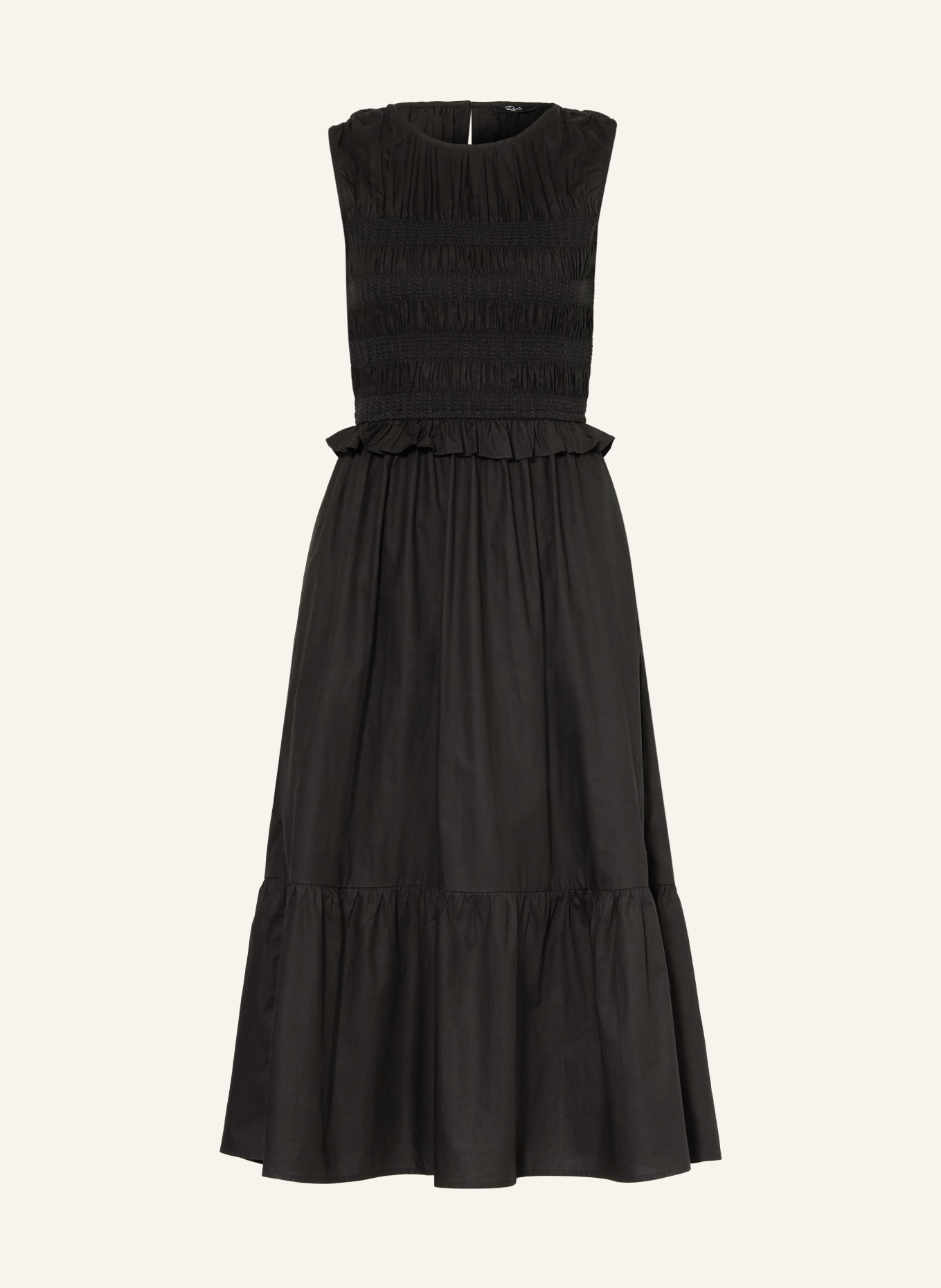 Rails Šaty RIALTO s volánky: ČERNÁ