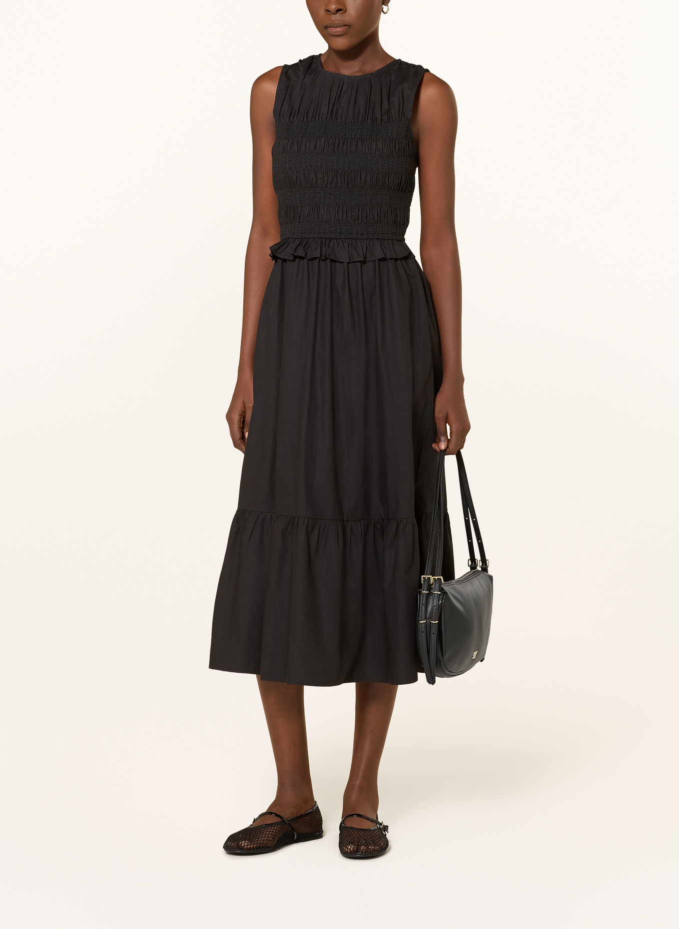 Rails Šaty RIALTO s volánky: ČERNÁ