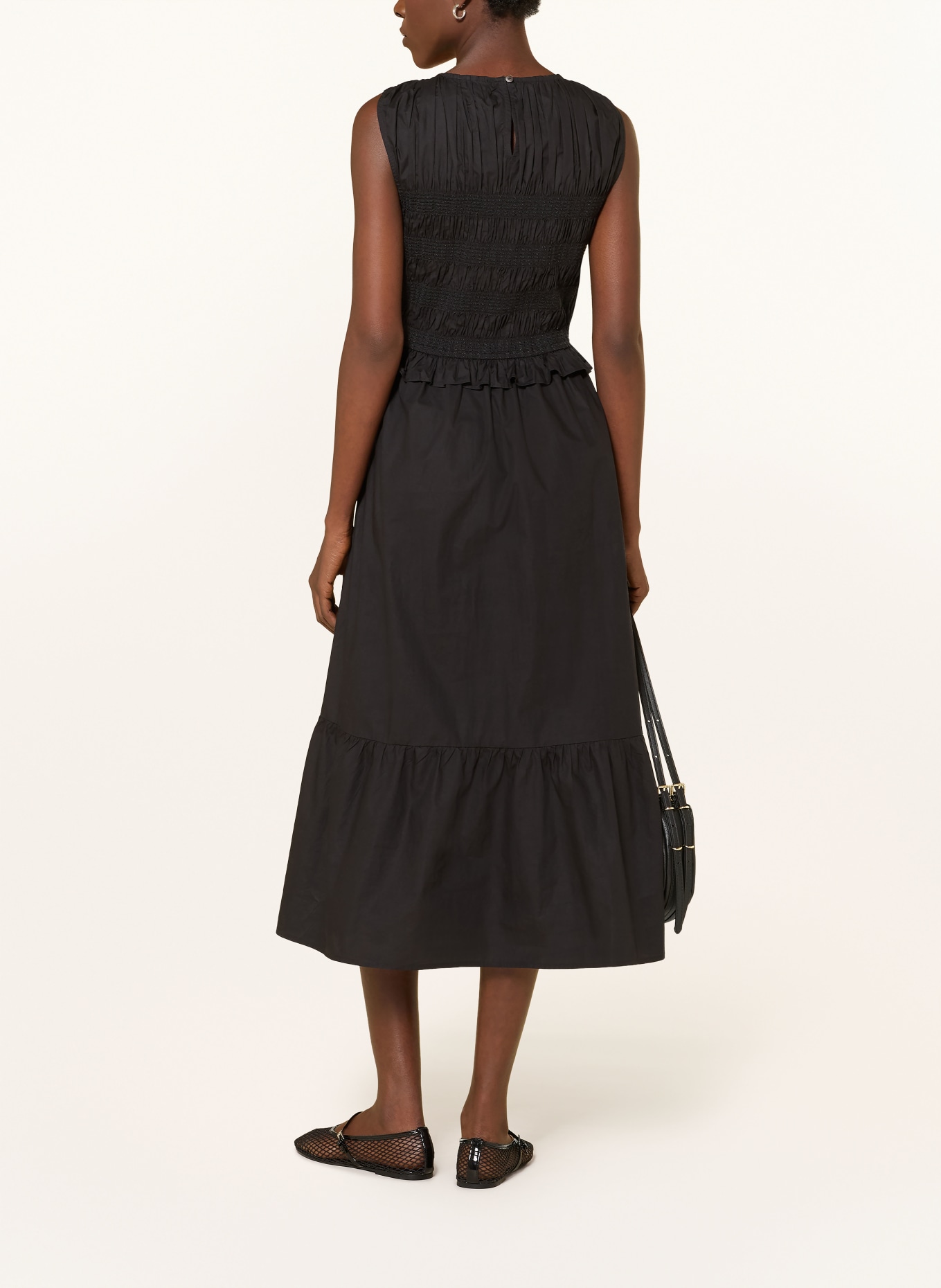 Rails Šaty RIALTO s volánky: ČERNÁ