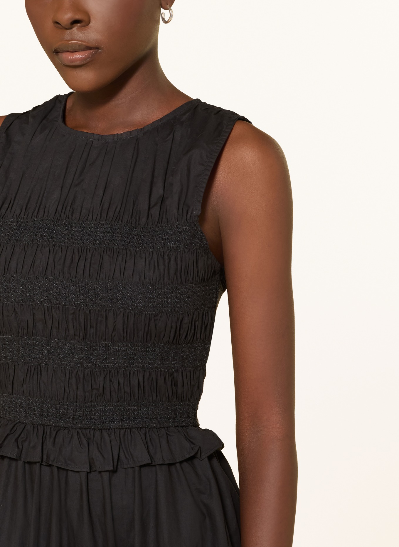 Rails Šaty RIALTO s volánky: ČERNÁ