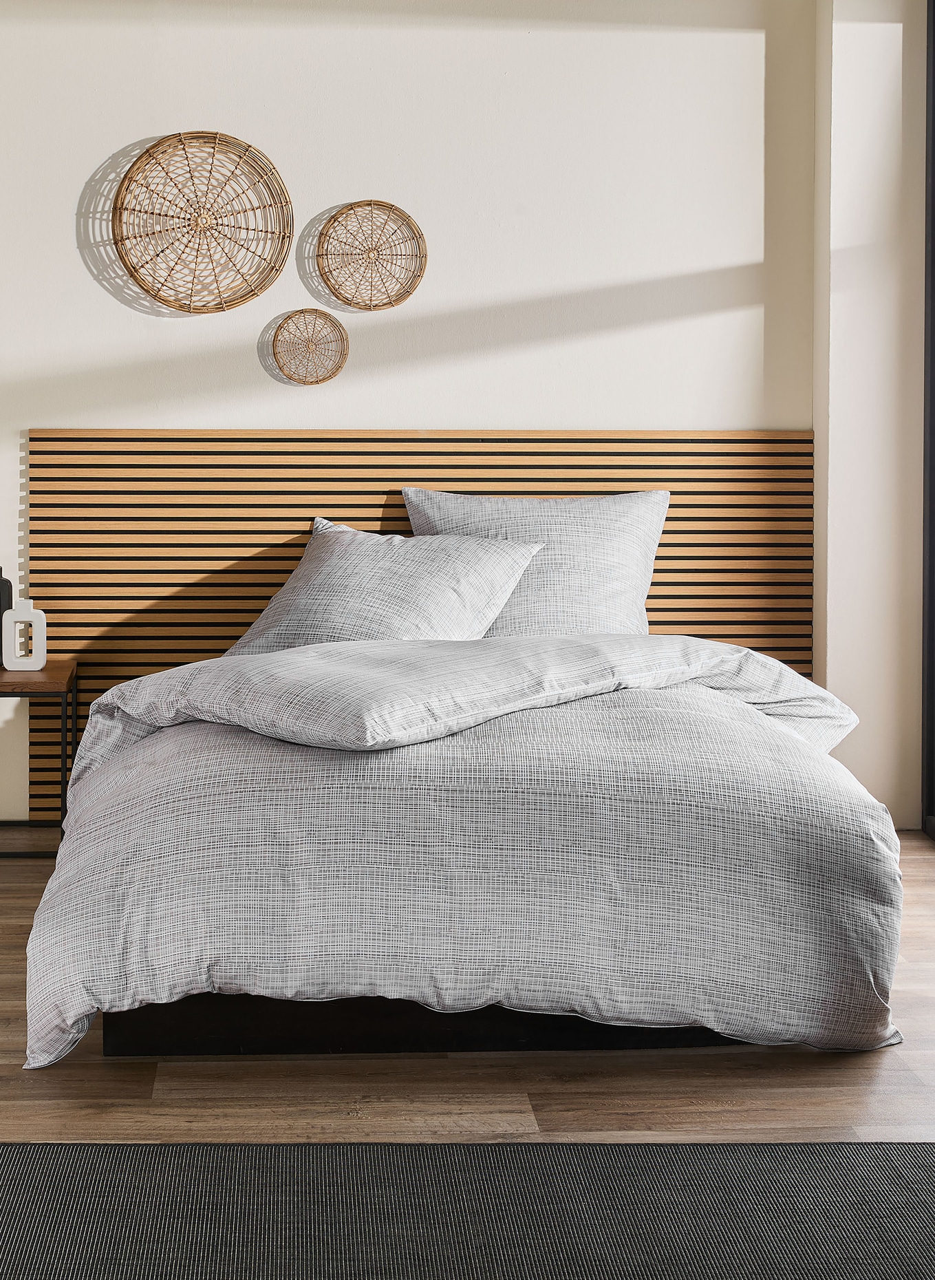 fleuresse Bettwäsche BLACK PREMIUM DAMAST: GRAU / TAUPE / DUNKELGRAU