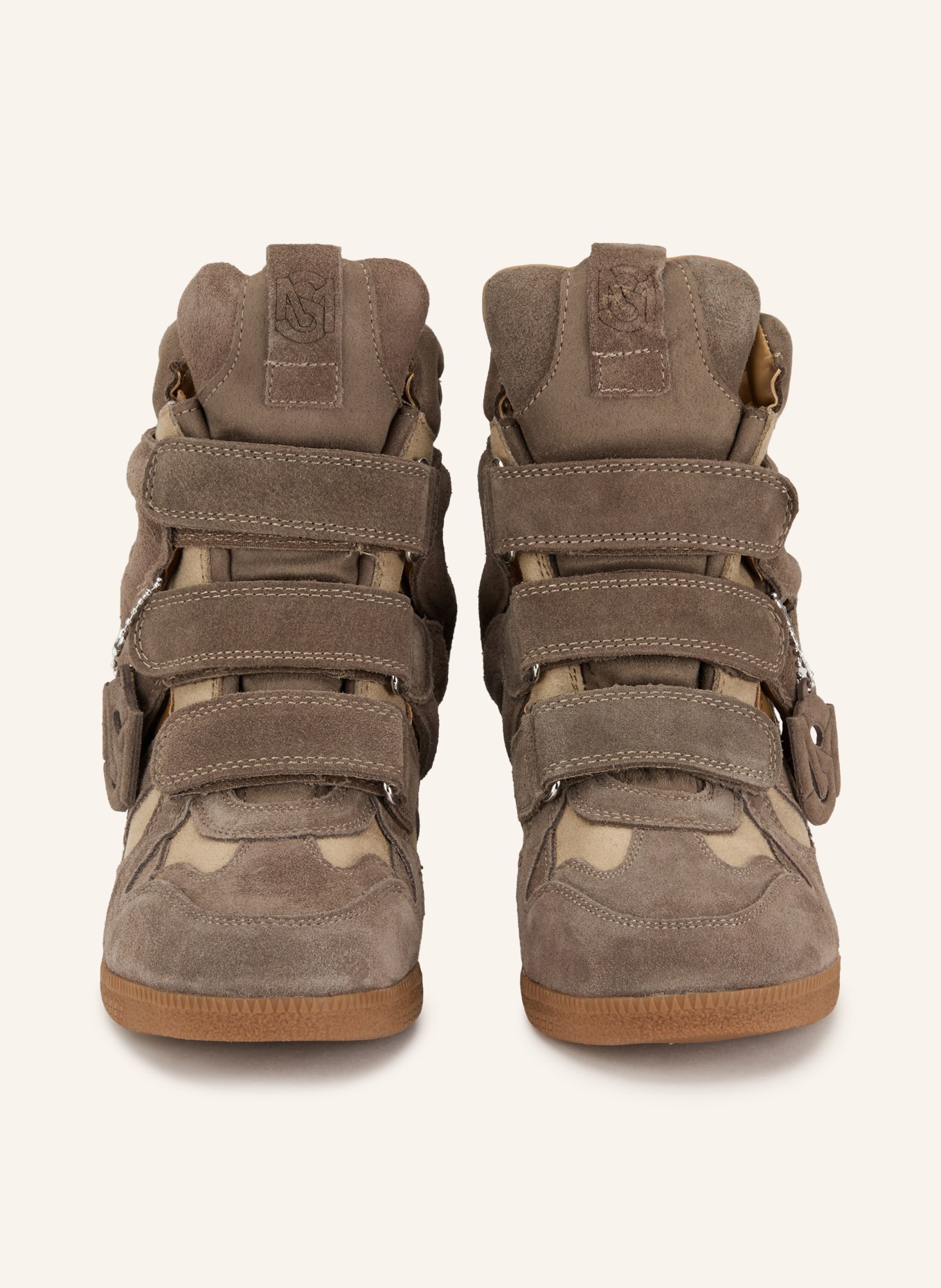 STEVE MADDEN Baskets montantes MAVIS: GRIS / CHAMEAU / GRIS CLAIR