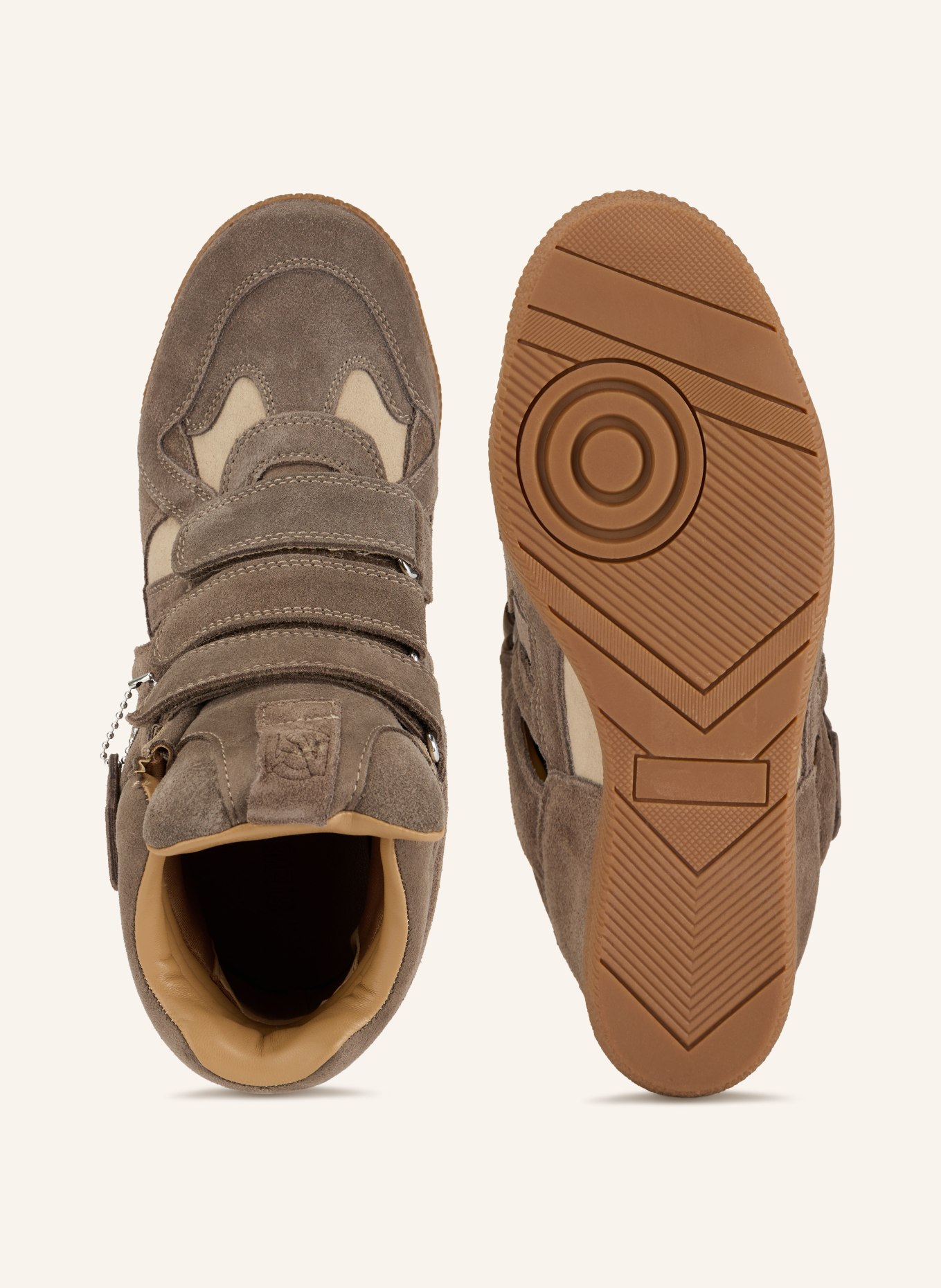 STEVE MADDEN Baskets montantes MAVIS: GRIS / CHAMEAU / GRIS CLAIR