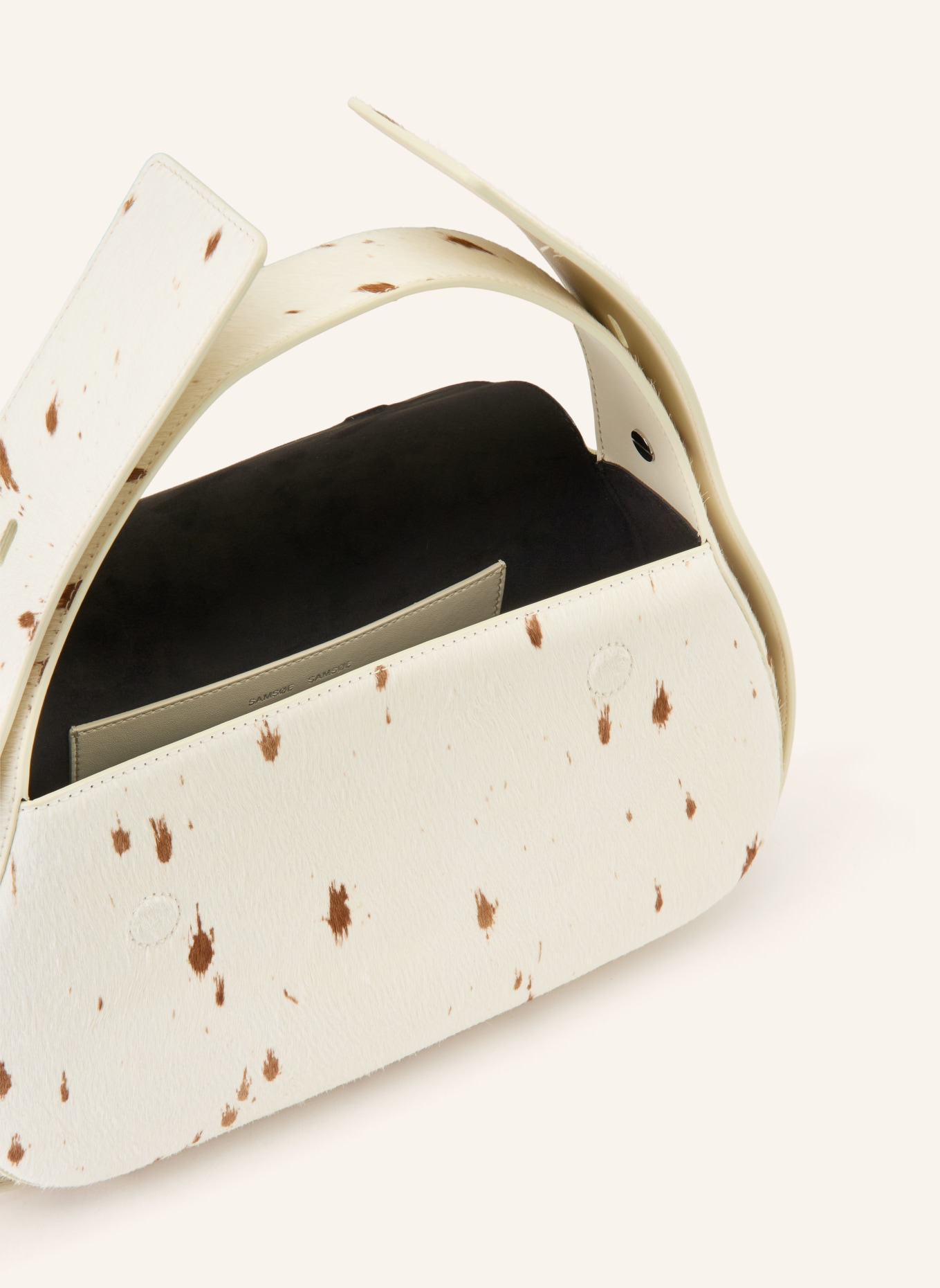 SAMSØE  SAMSØE SAHERO Shoulder Bag: CREAM / BROWN