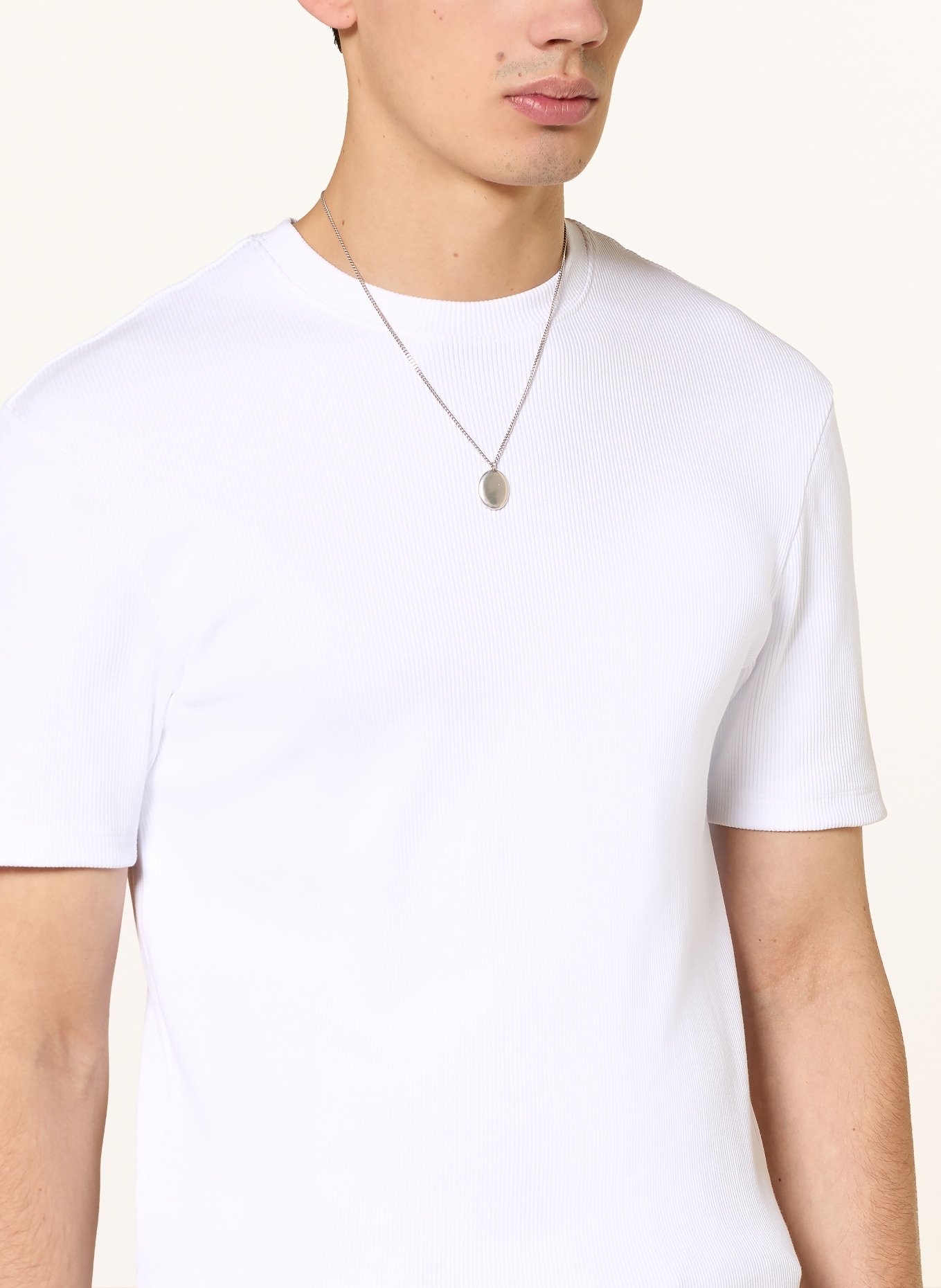 ALLSAINTS T-Shirt THEO: WEISS