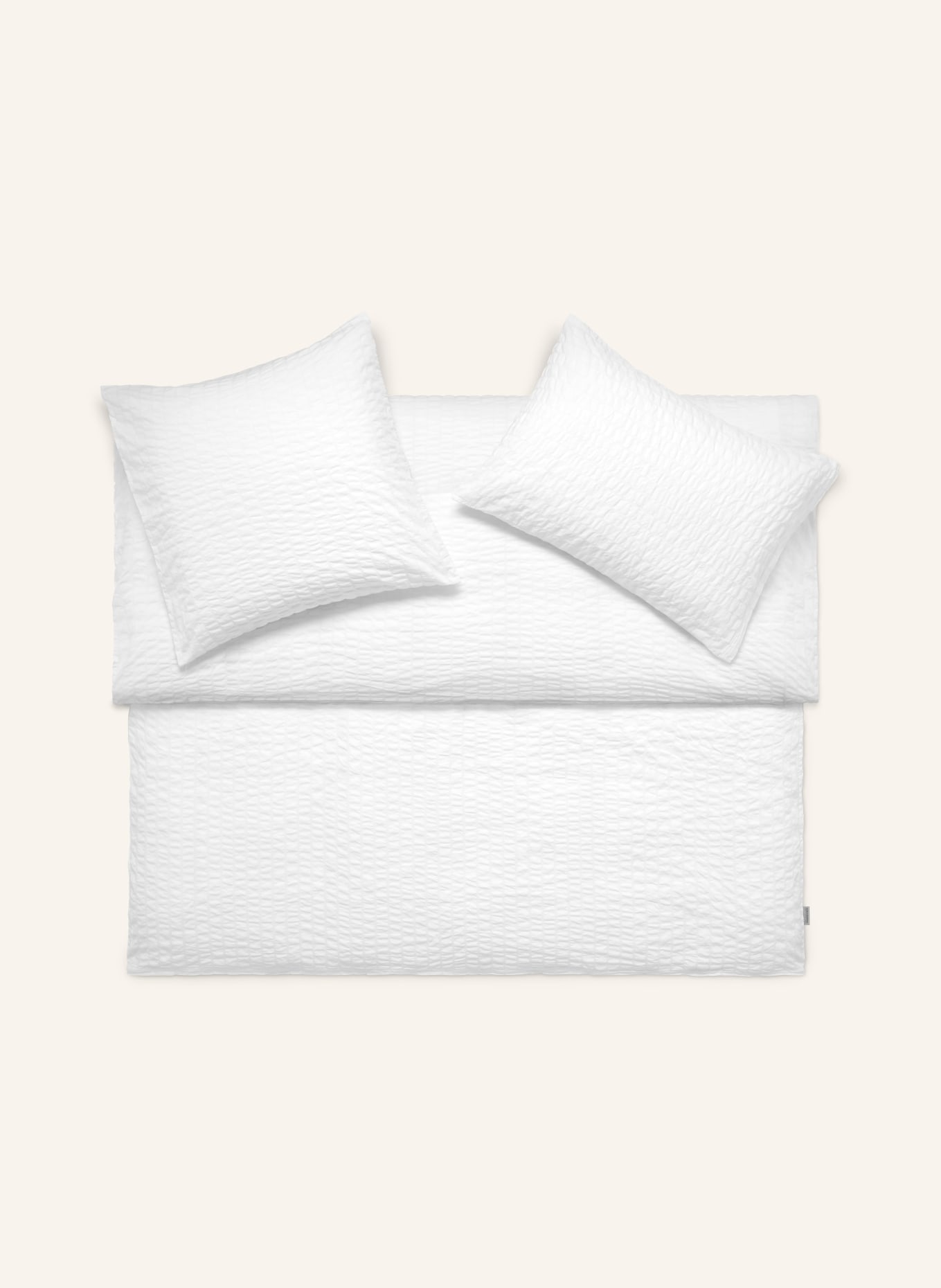 SCHLOSSBERG Bettwäsche LENNY: WEISS