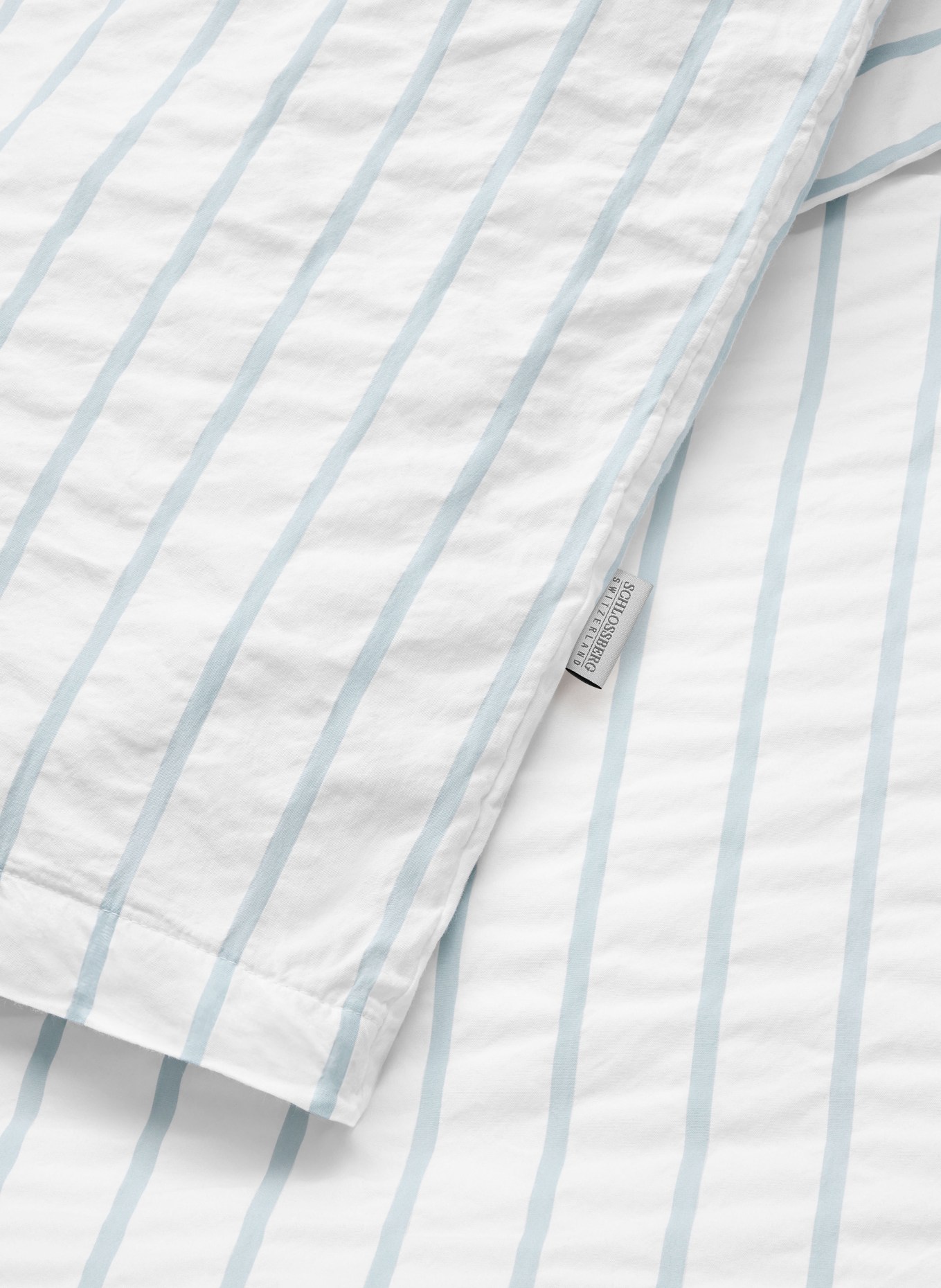 SCHLOSSBERG Pościel LENNY: BIAŁY / JASNONIEBIESKI