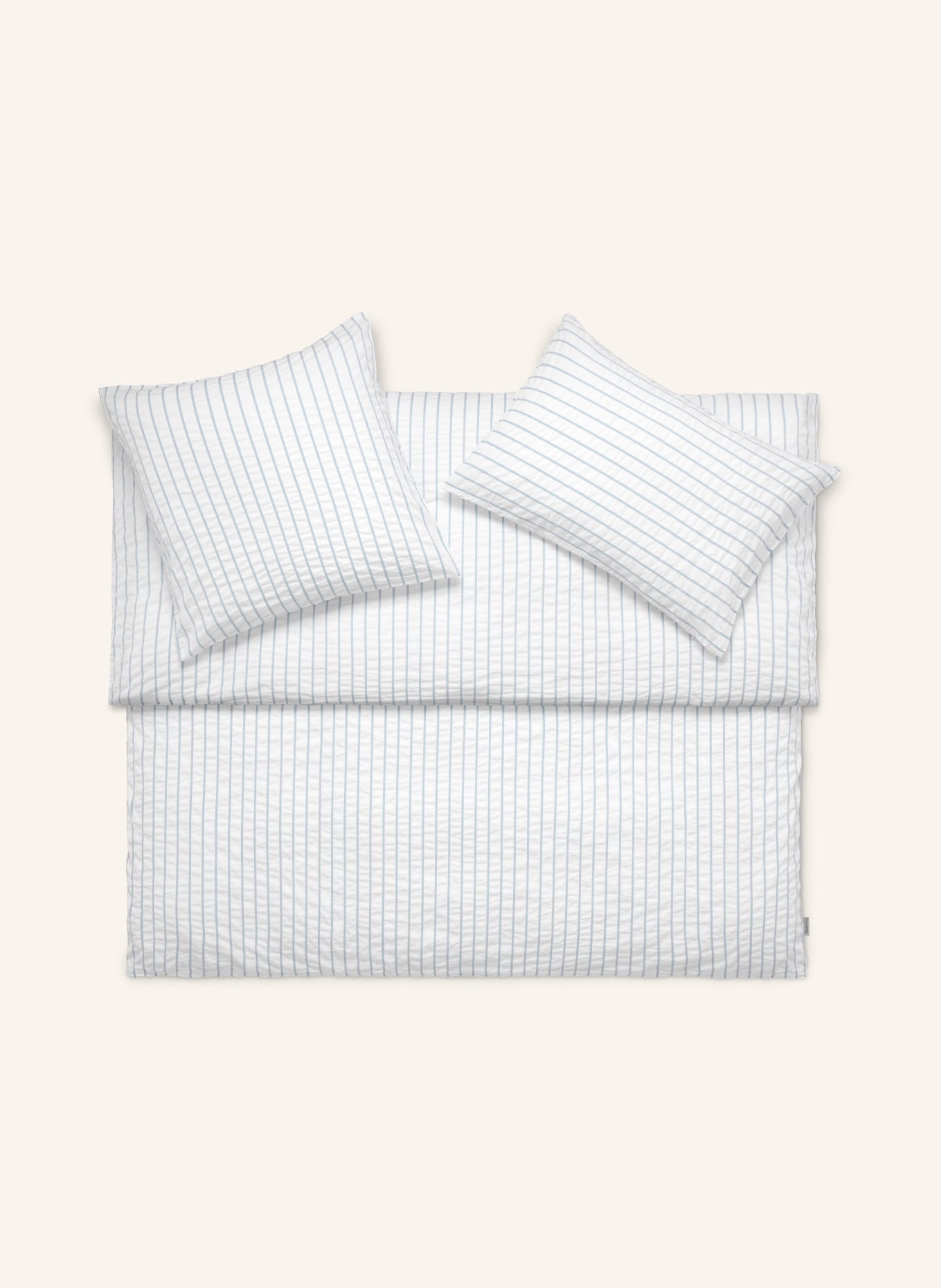 SCHLOSSBERG Pościel LENNY: BIAŁY / JASNONIEBIESKI