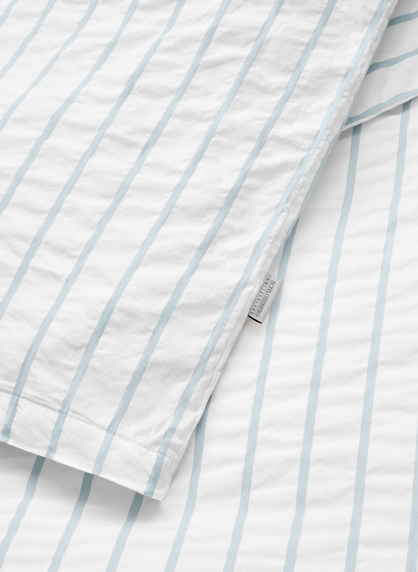 SCHLOSSBERG Pościel LENNY: BIAŁY / JASNONIEBIESKI