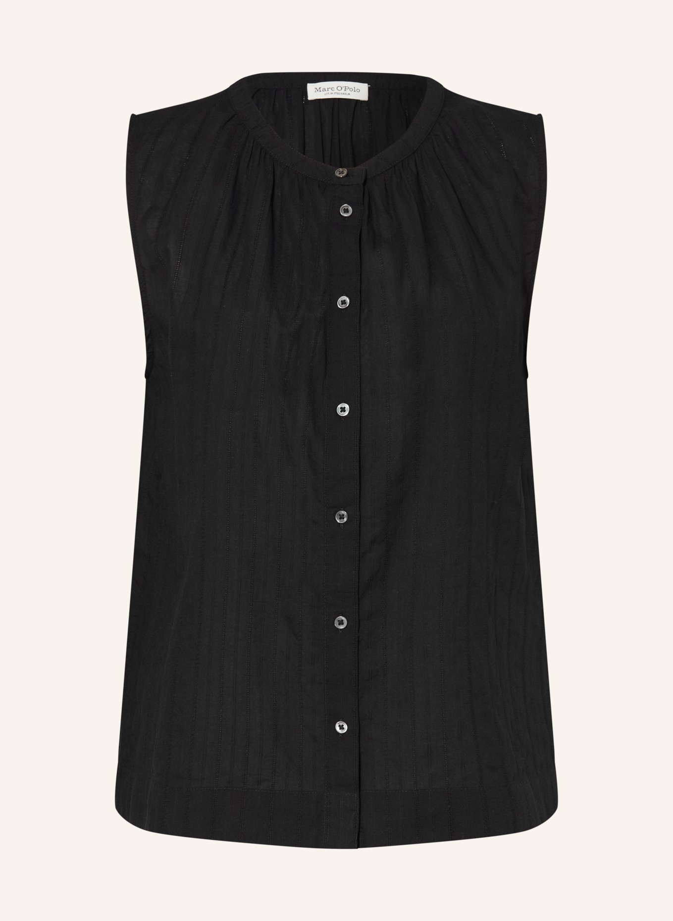 Marc O'Polo blůza: ČERNÁ