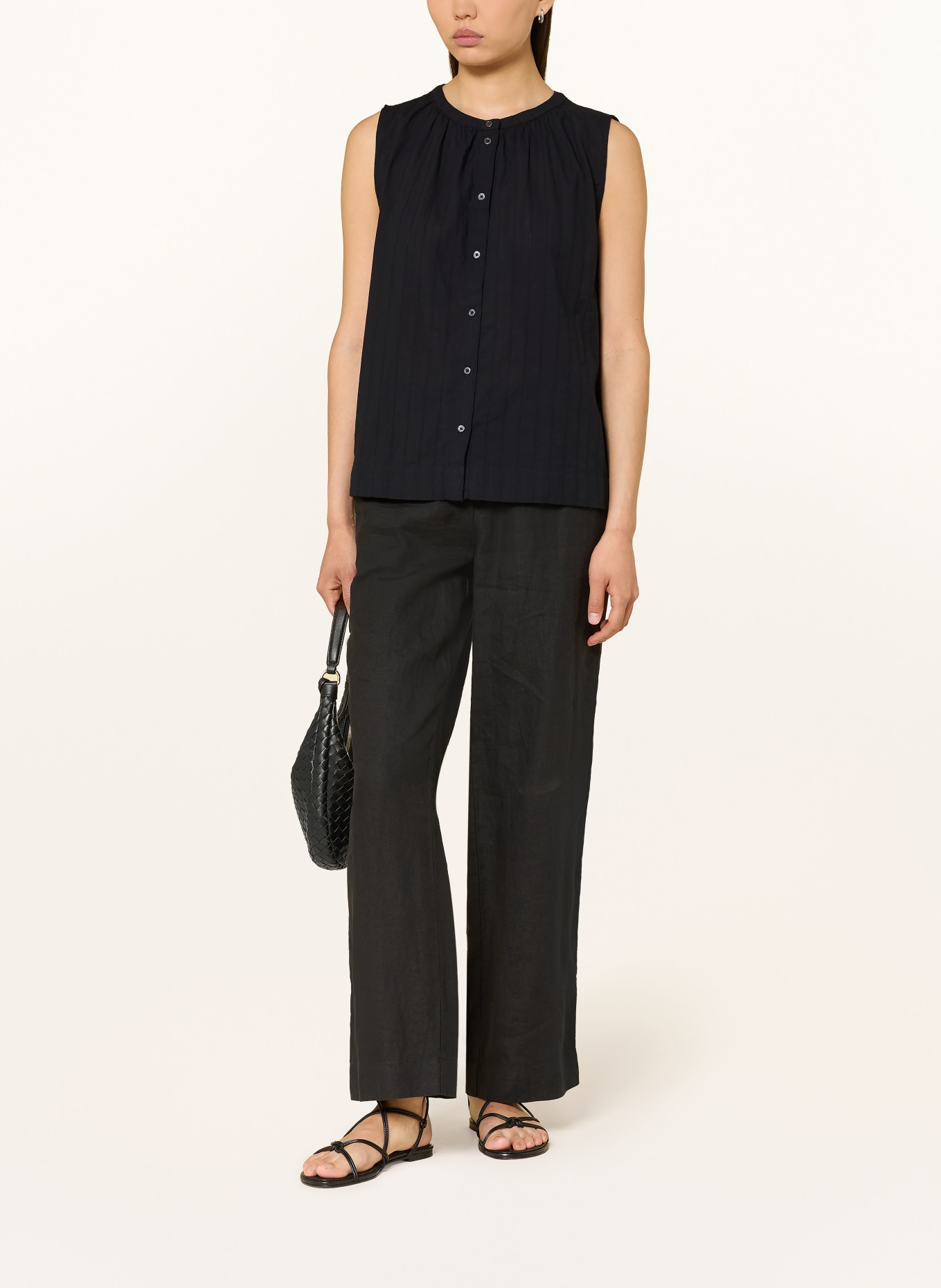 Marc O'Polo blůza: ČERNÁ