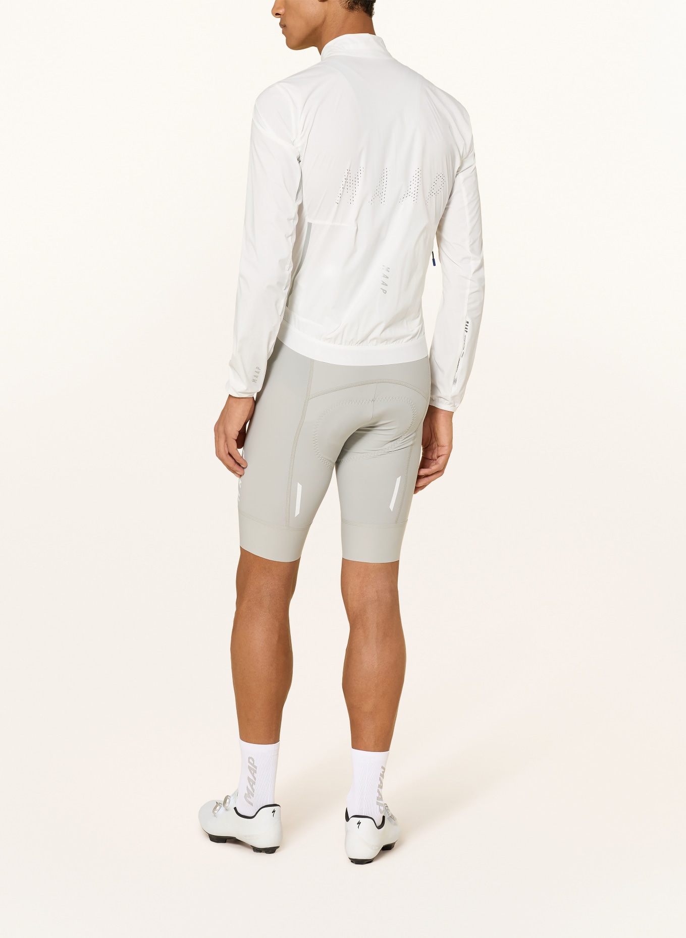 MAAP Kurtka rowerowa TEAM FLOW: BIAŁY / ECRU / SZARY