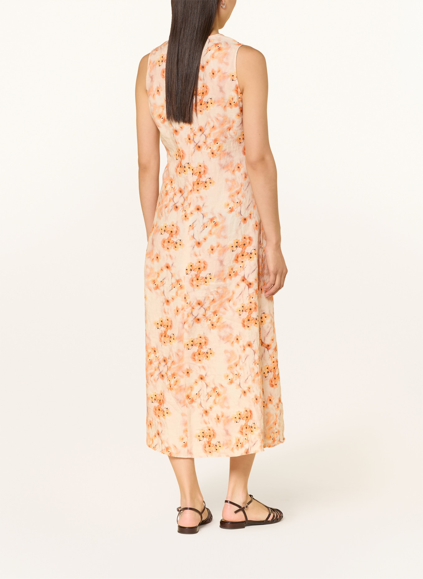 Marc O'Polo Lněné šaty: ORANŽOVÁ