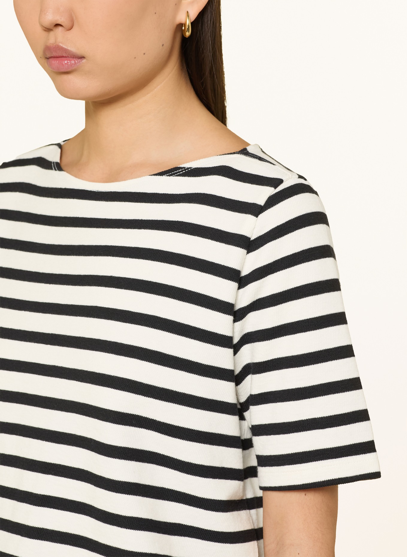 Marc O'Polo T-shirt: BLANC / NOIR