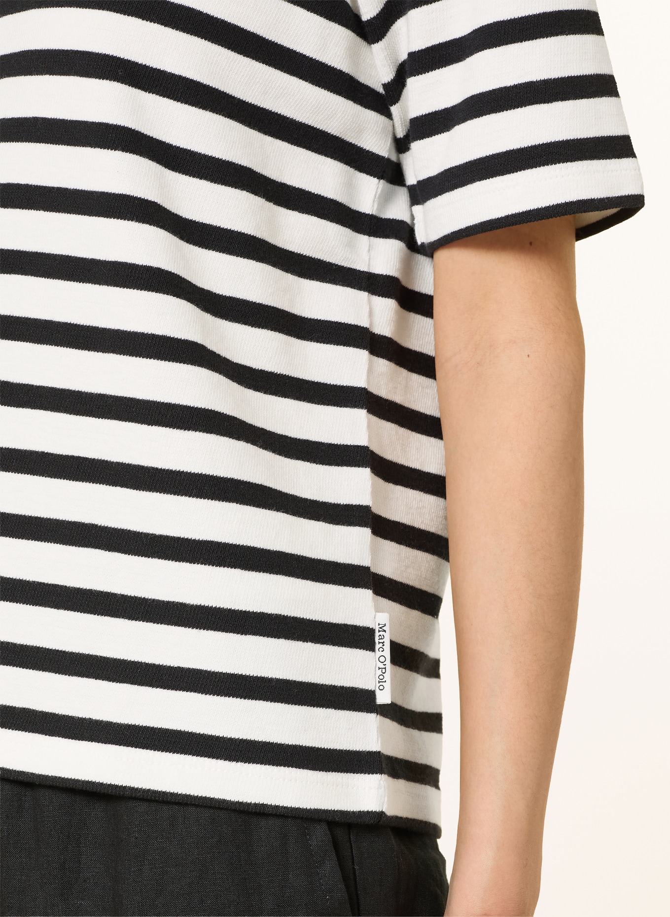 Marc O'Polo T-shirt: BLANC / NOIR