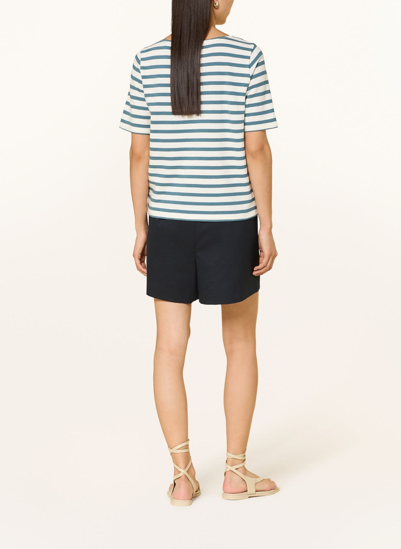 Marc O'Polo T-Shirt: WEISS / BLAU