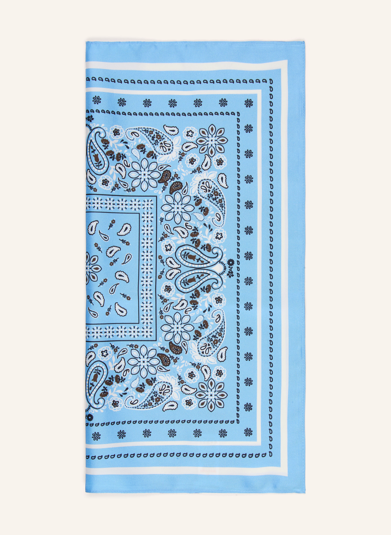 darling harbour Silk scarf: BLUE