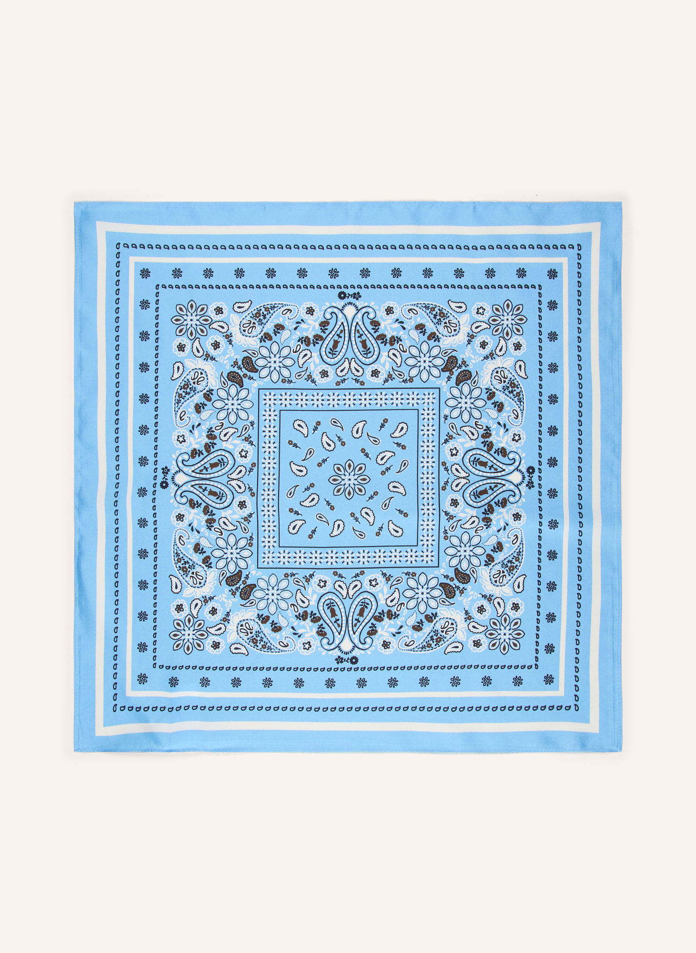 darling harbour Silk scarf: BLUE