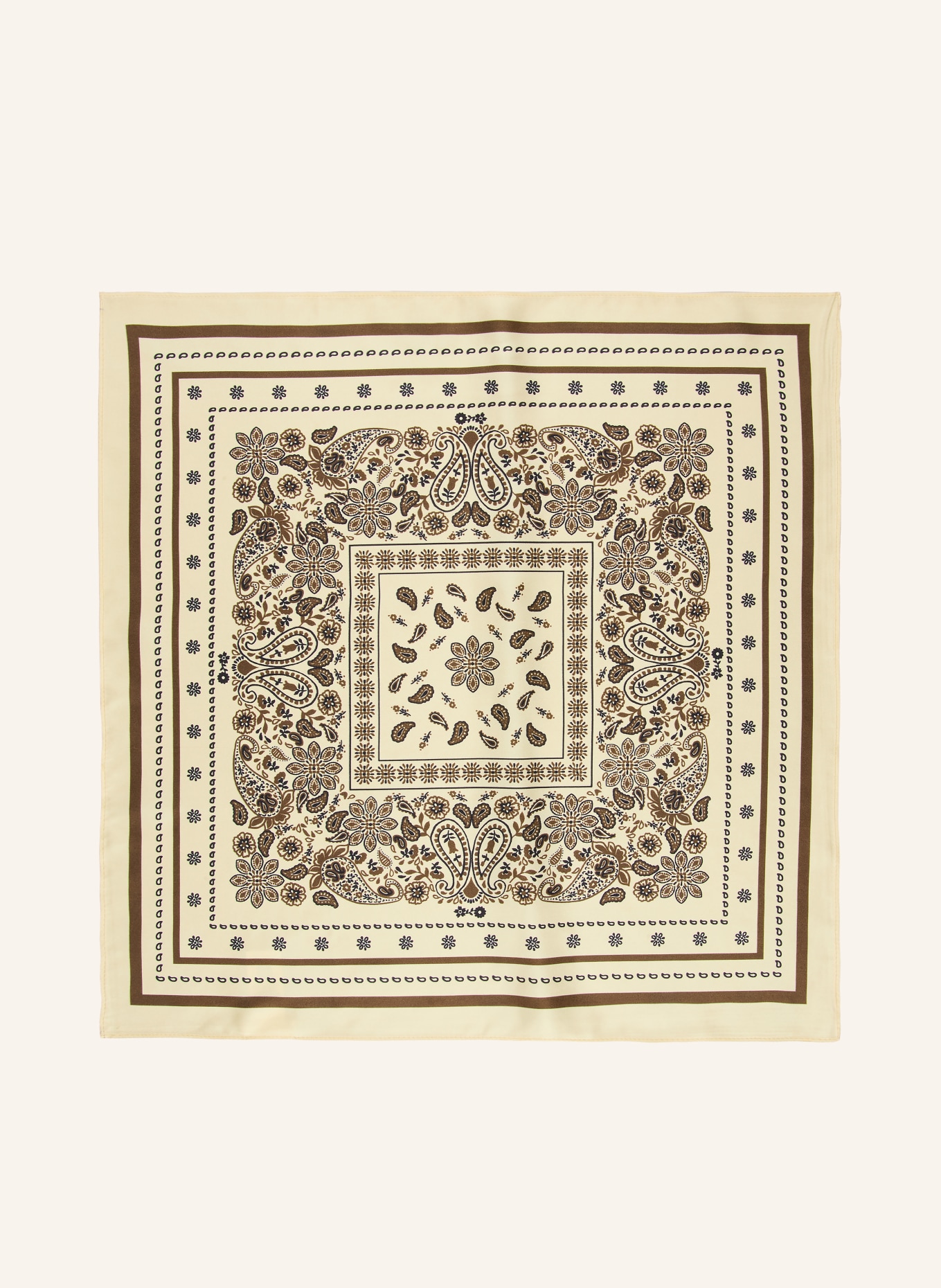 darling harbour Silk scarf: butter yellow