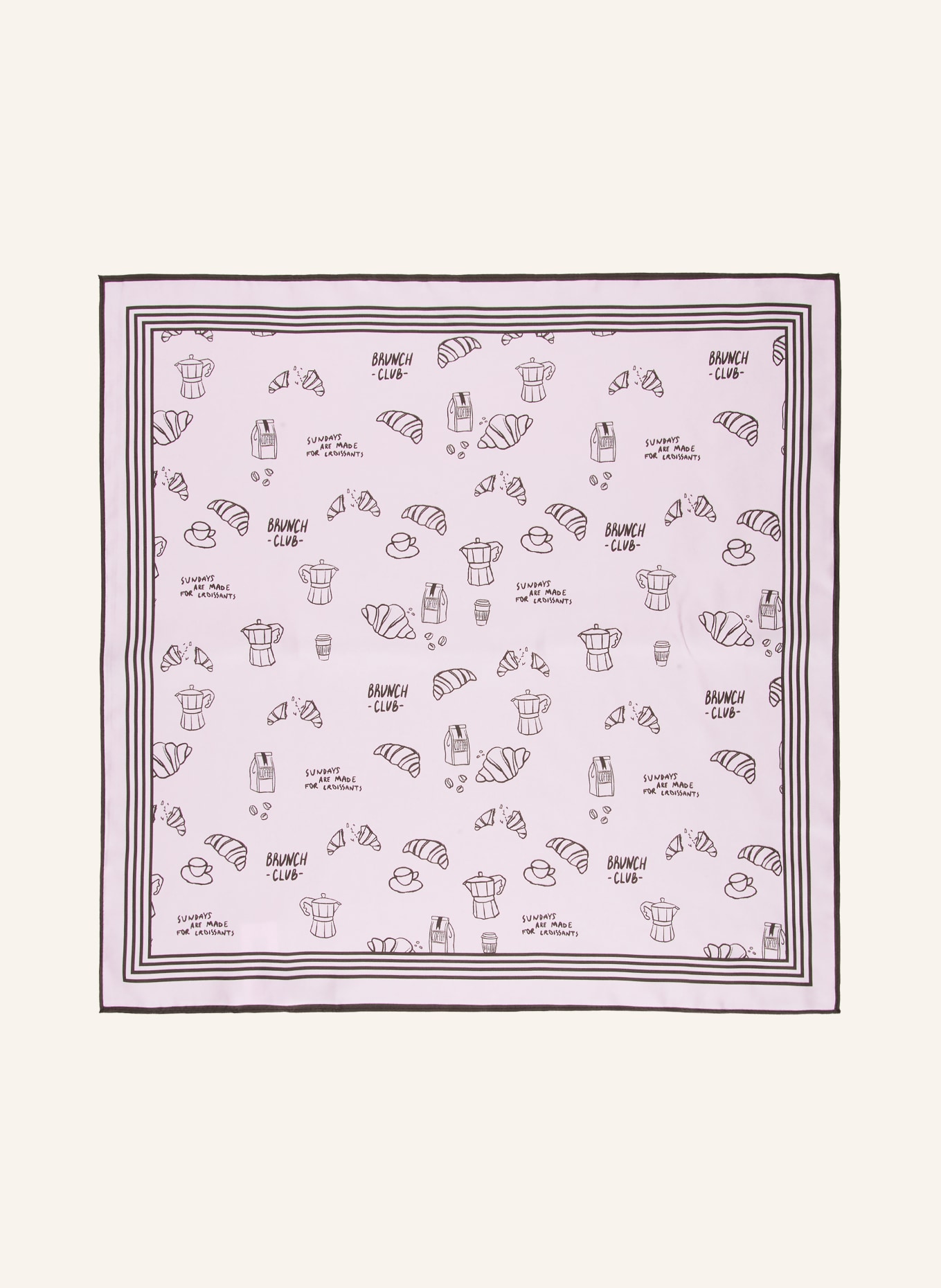 darling harbour Silk scarf: ROSE