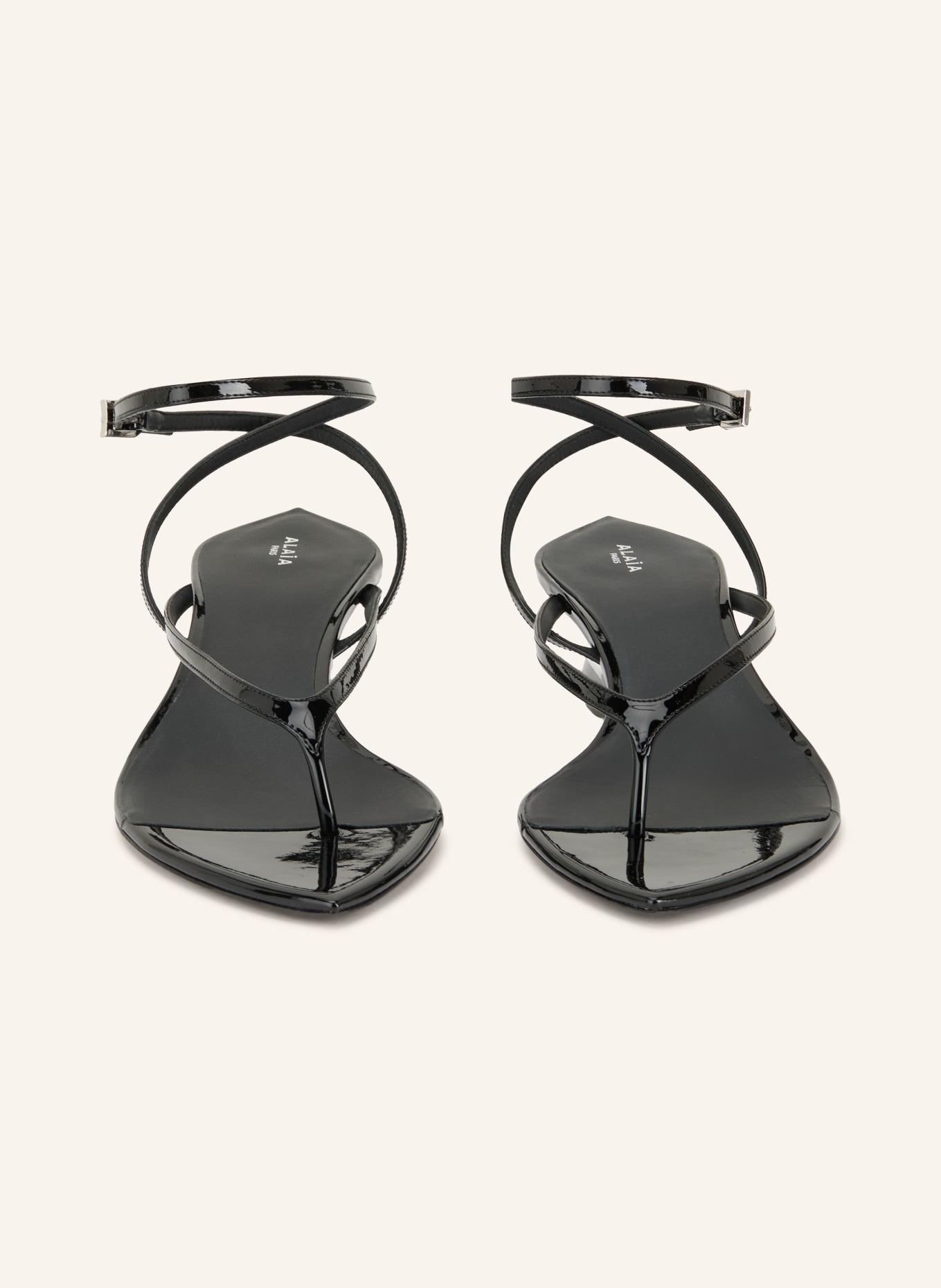 ALAÏA Zehentrenner: SCHWARZ