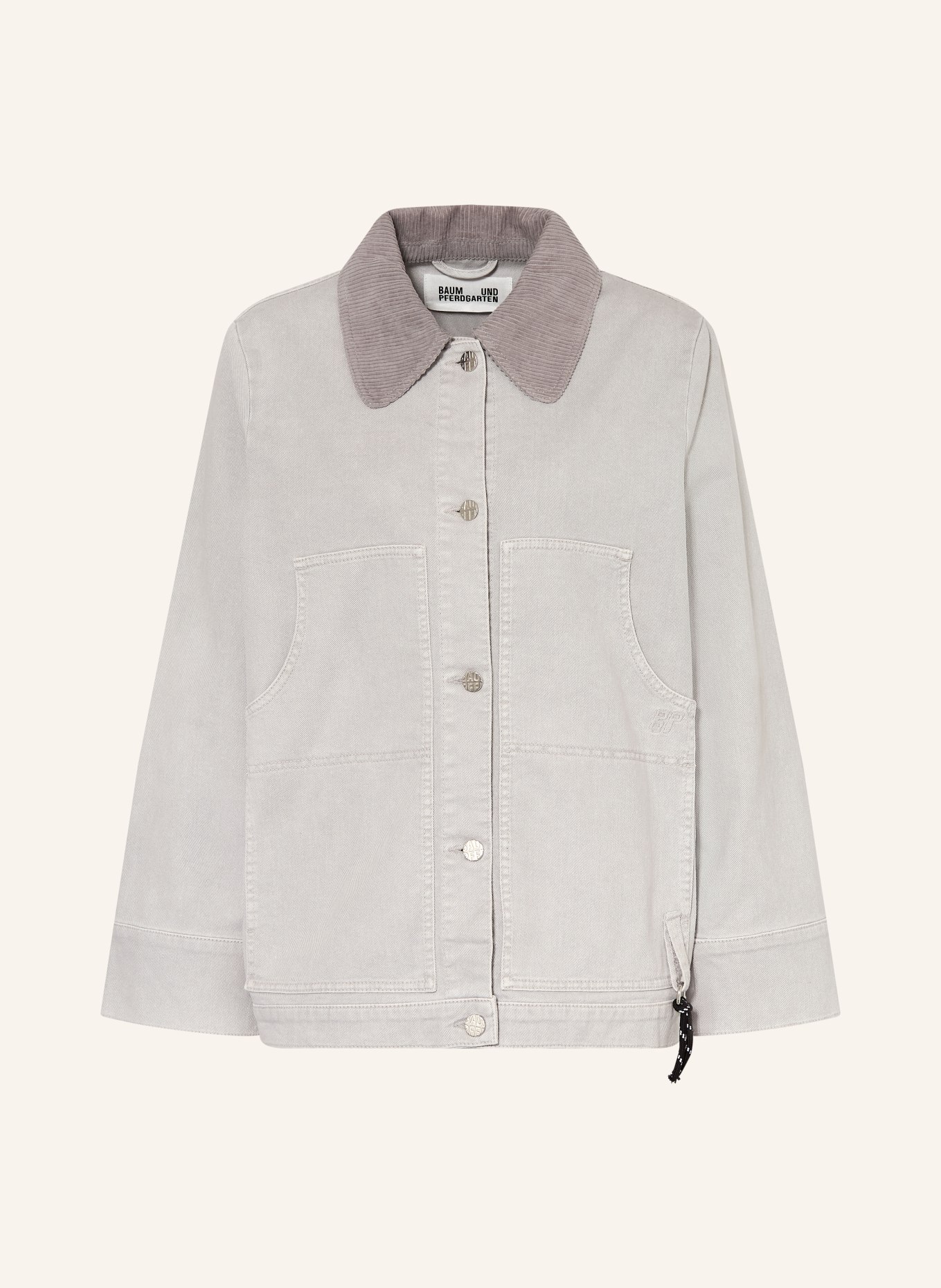 BAUM UND PFERDGARTEN Jeansjacke BENILDA: BLAUGRAU / GRAU