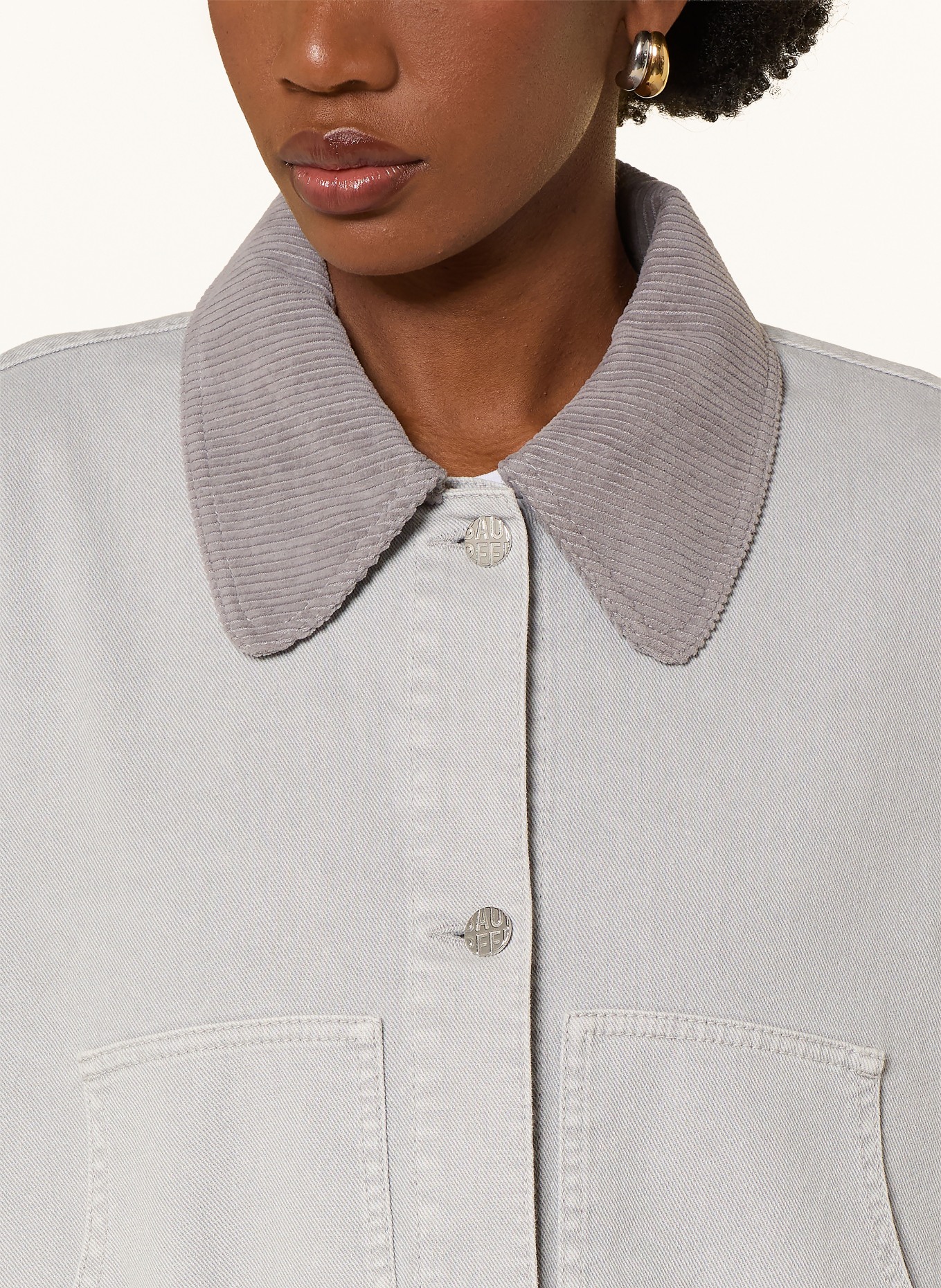 BAUM UND PFERDGARTEN Jeansjacke BENILDA: BLAUGRAU / GRAU