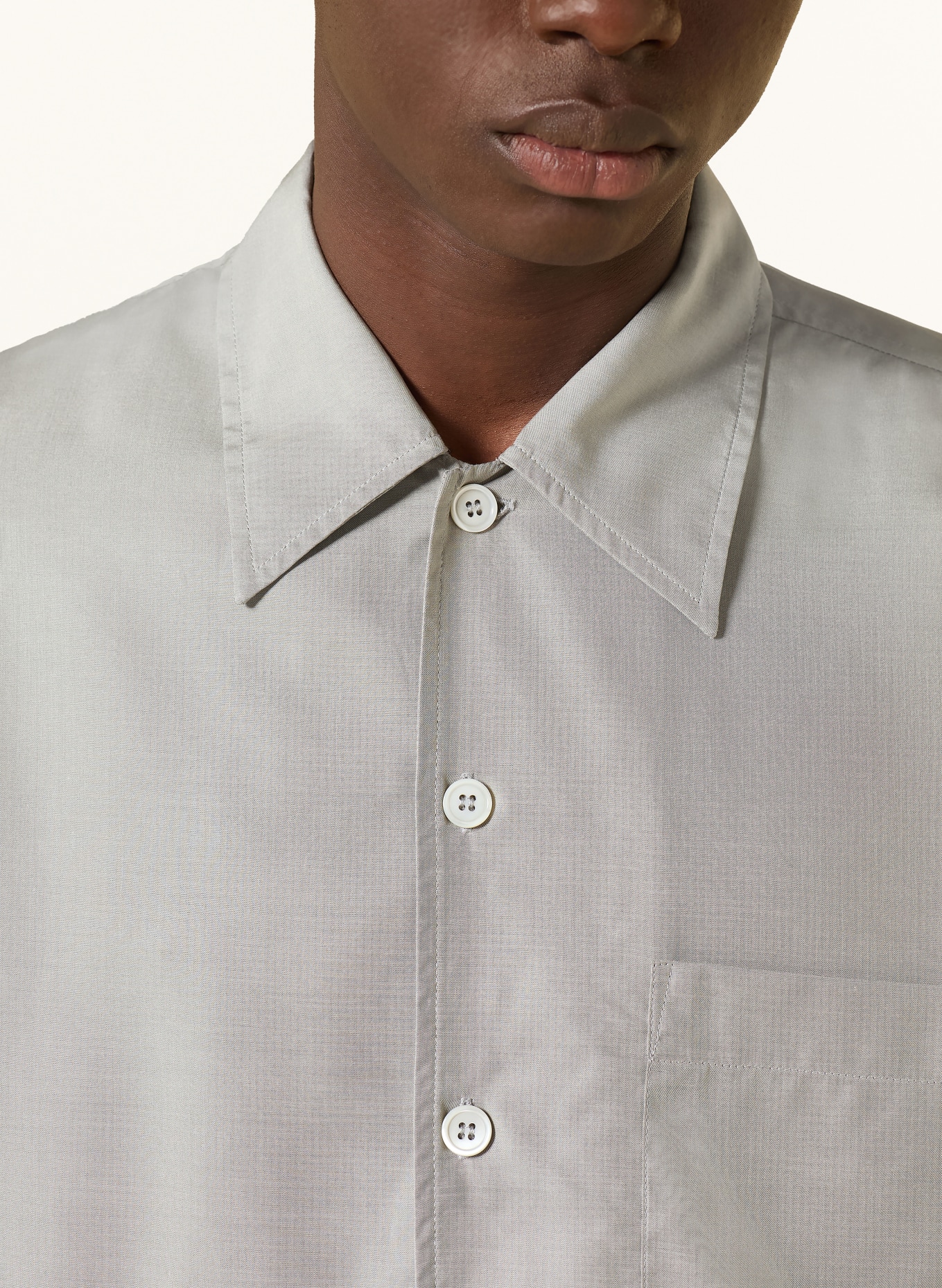 OUR LEGACY Hemd EVERY SHIRT Comfort Fit: GRAU