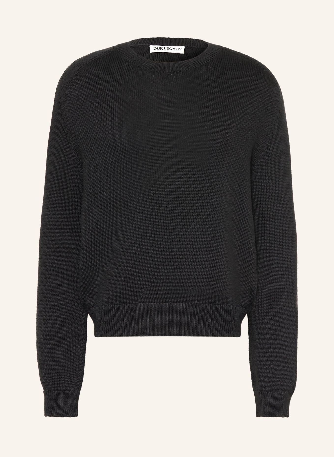 OUR LEGACY svetr: ČERNÁ