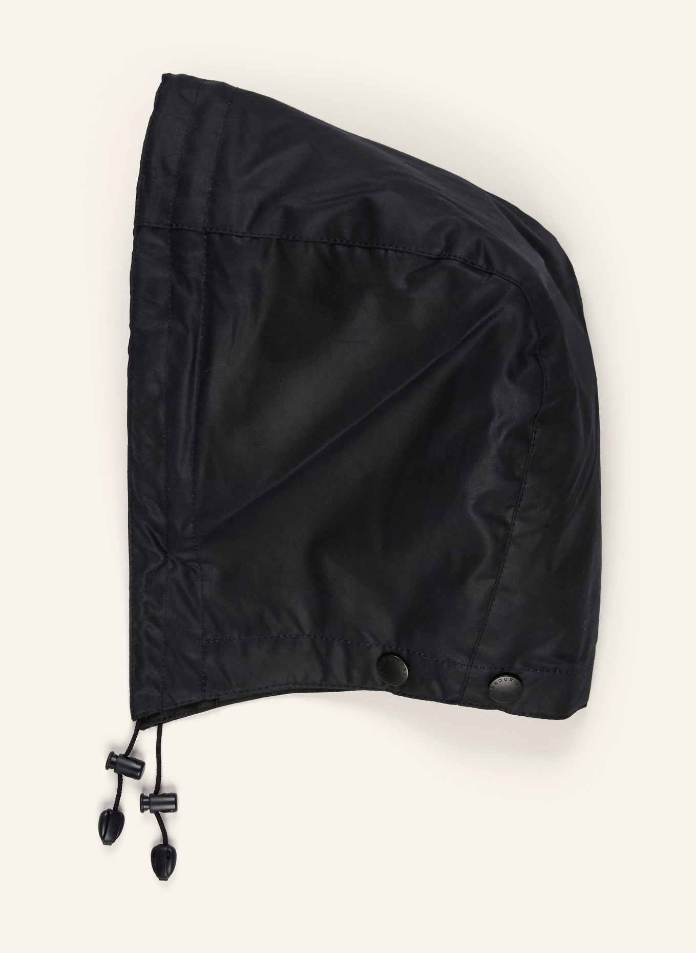 Barbour Capuchoninzetstuk WAX COTTON: DONKERBLAUW