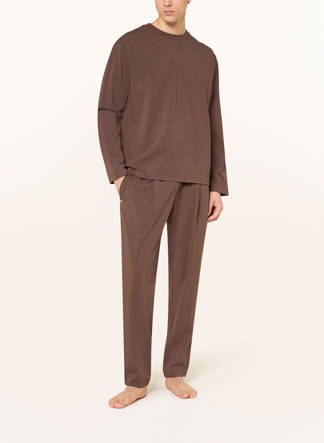 SCHIESSER Loungeshirt MIX+RELAX: BRUIN