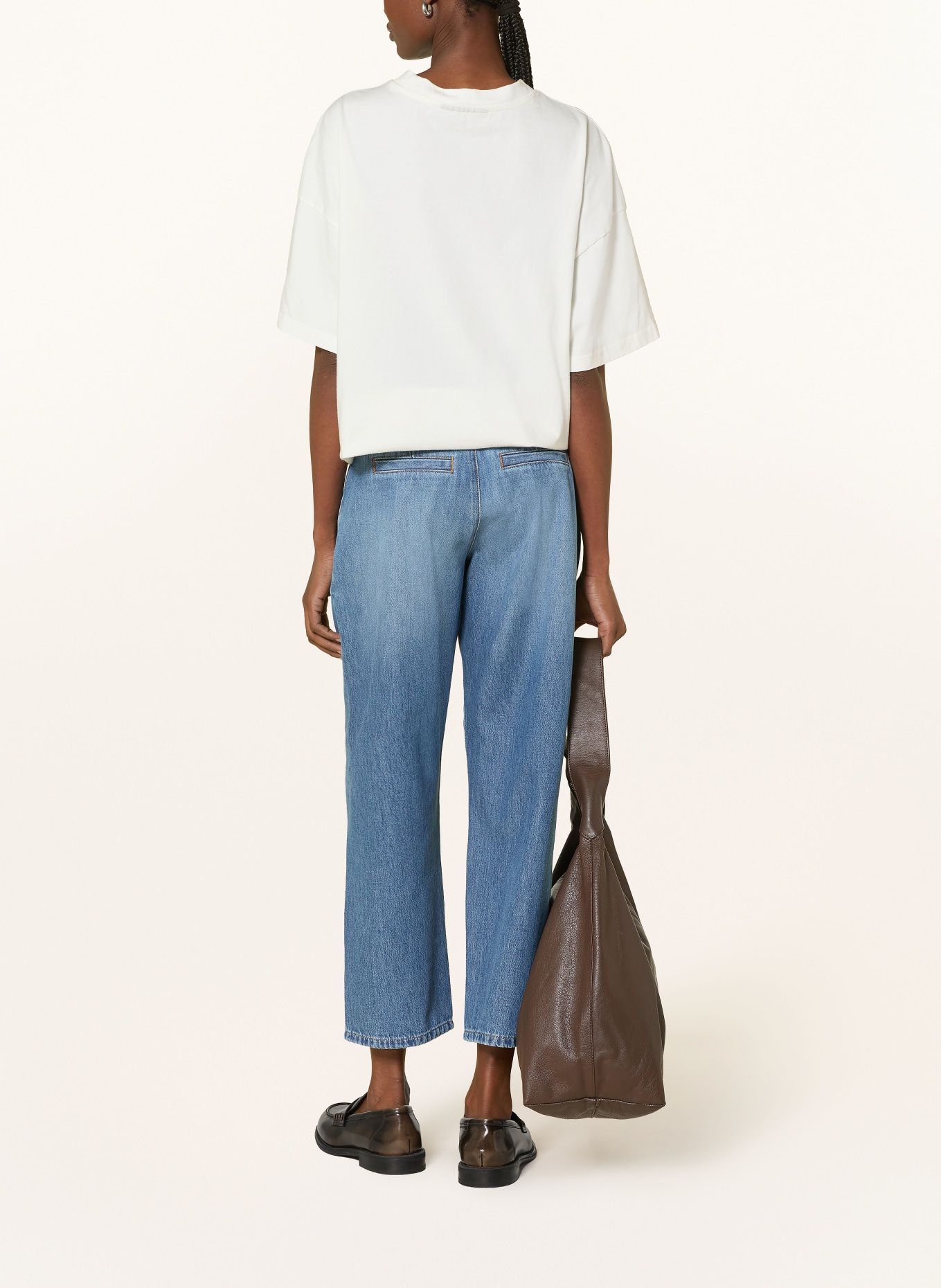 PNTS Barrel Jeans THE FRIEND: 26 MITTELBLAU