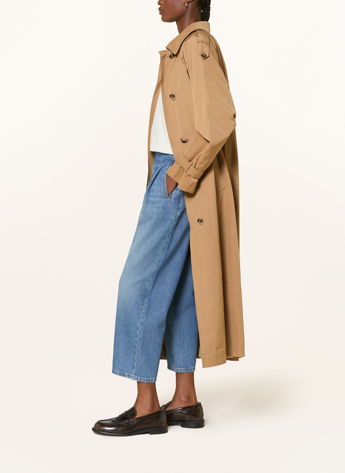 PNTS Barrel Jeans THE FRIEND: 26 MITTELBLAU