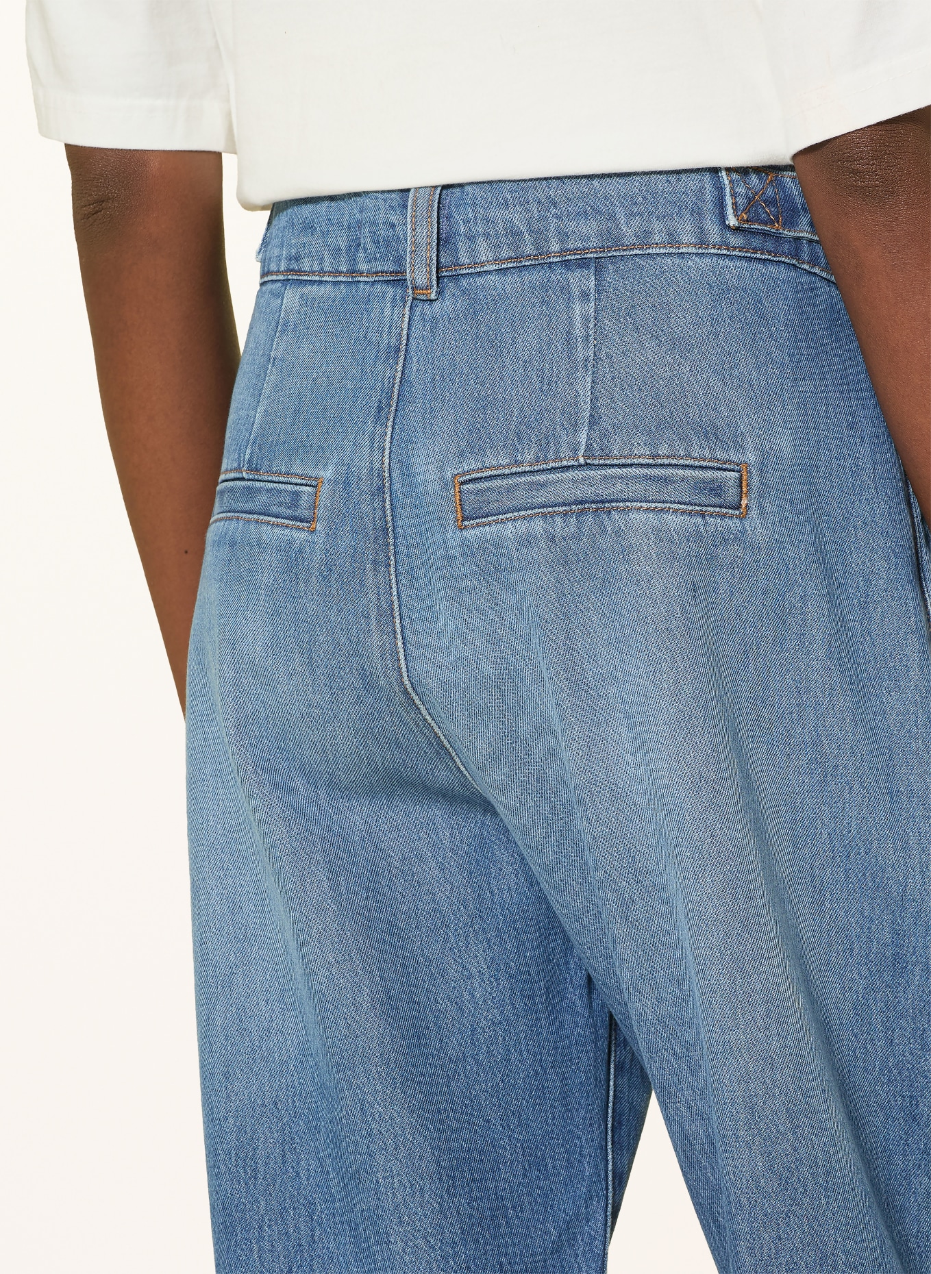 PNTS Barrel Jeans THE FRIEND: 26 MITTELBLAU