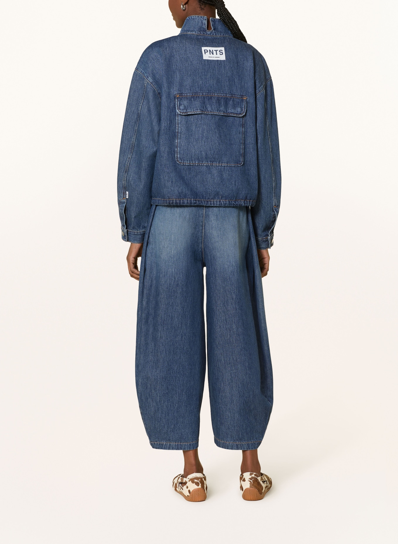 PNTS Barrel Jeans THE O SHAPE: 14 dunkelblau