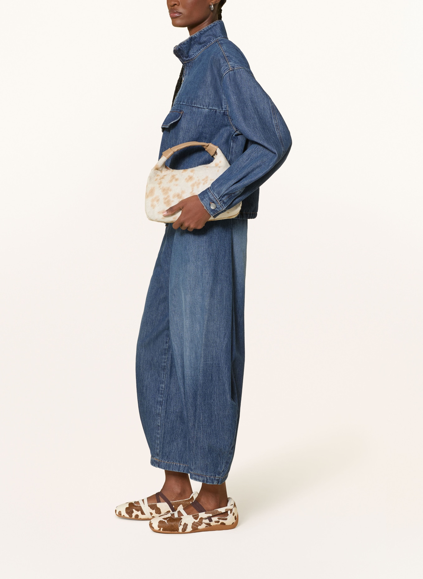 PNTS Barrel Jeans THE O SHAPE: 14 dunkelblau