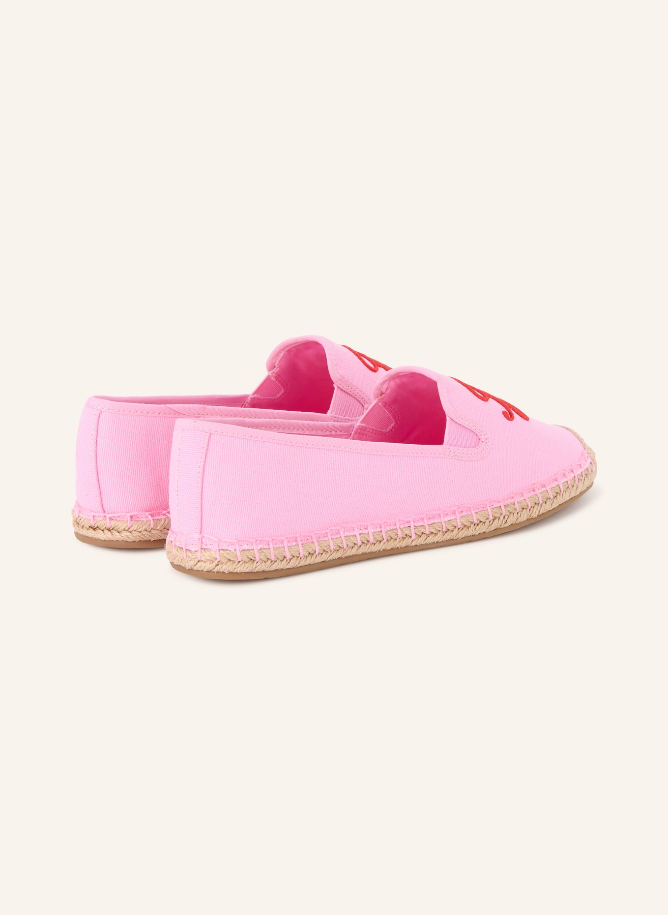 TOMMY HILFIGER Espadrilles: ROSA / ROT